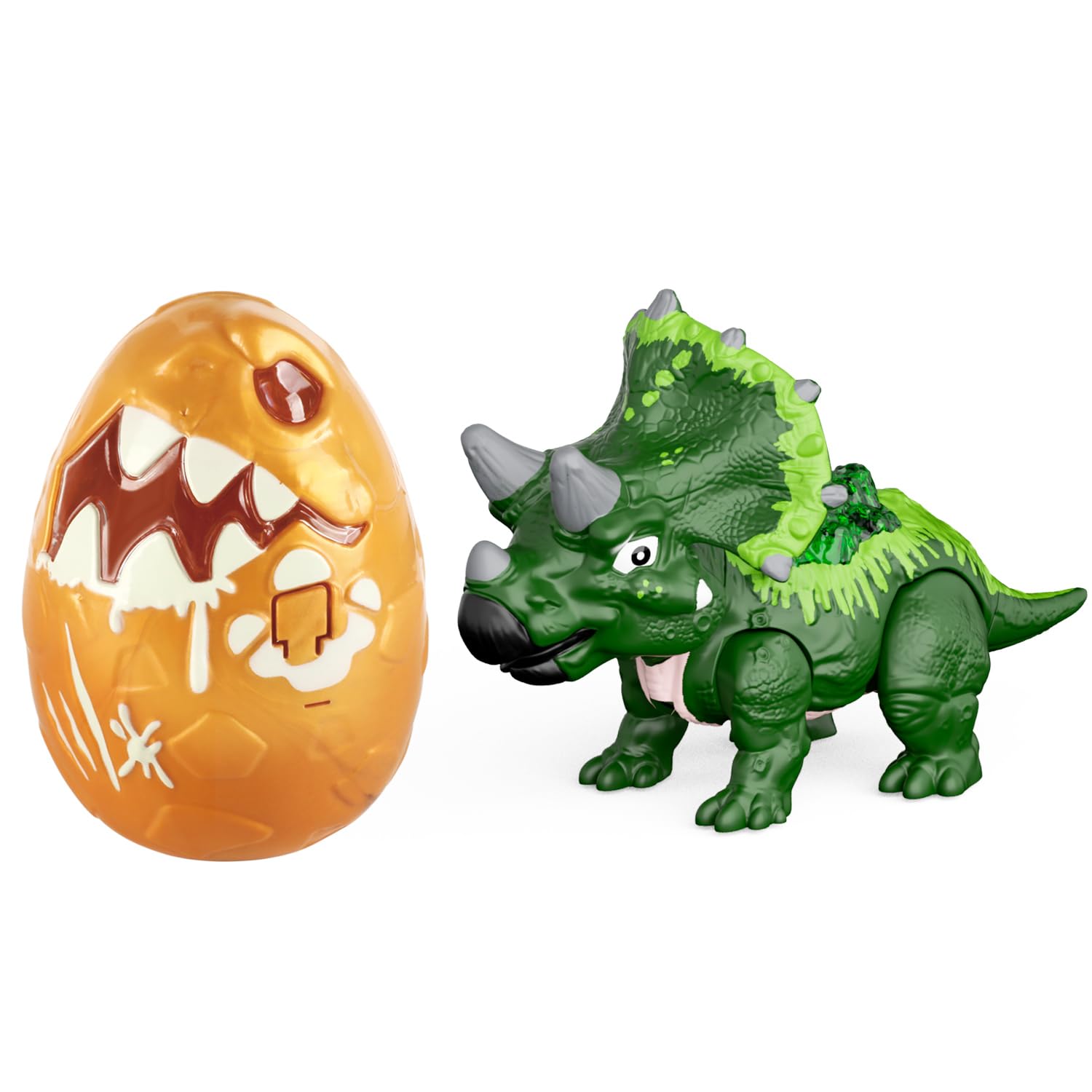 GizmoVine Dinosaur Egg - DIY Take Apart Green Triceratops Dinosaur Toy for Boys 3+