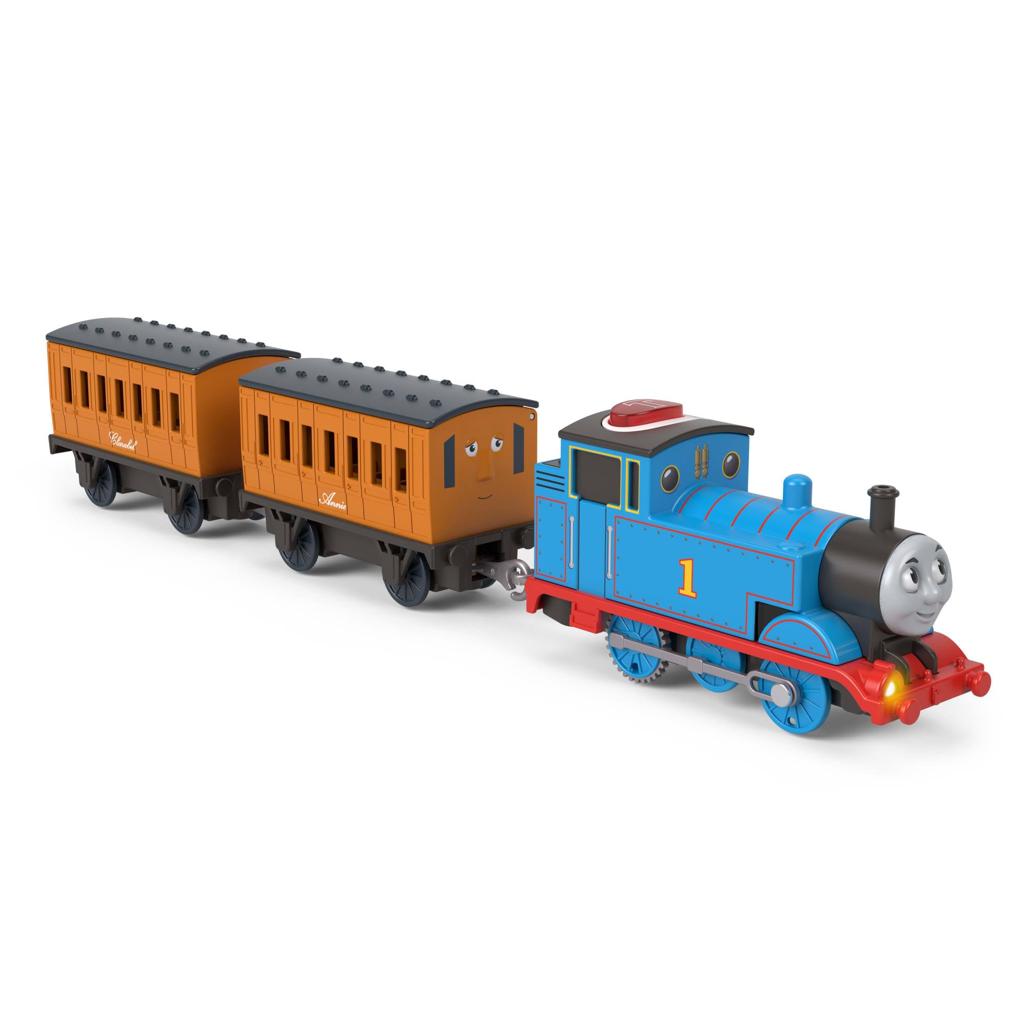 Thomas & Friends Motorized Talking Train Engine with Cargo Car - Multicolor 1