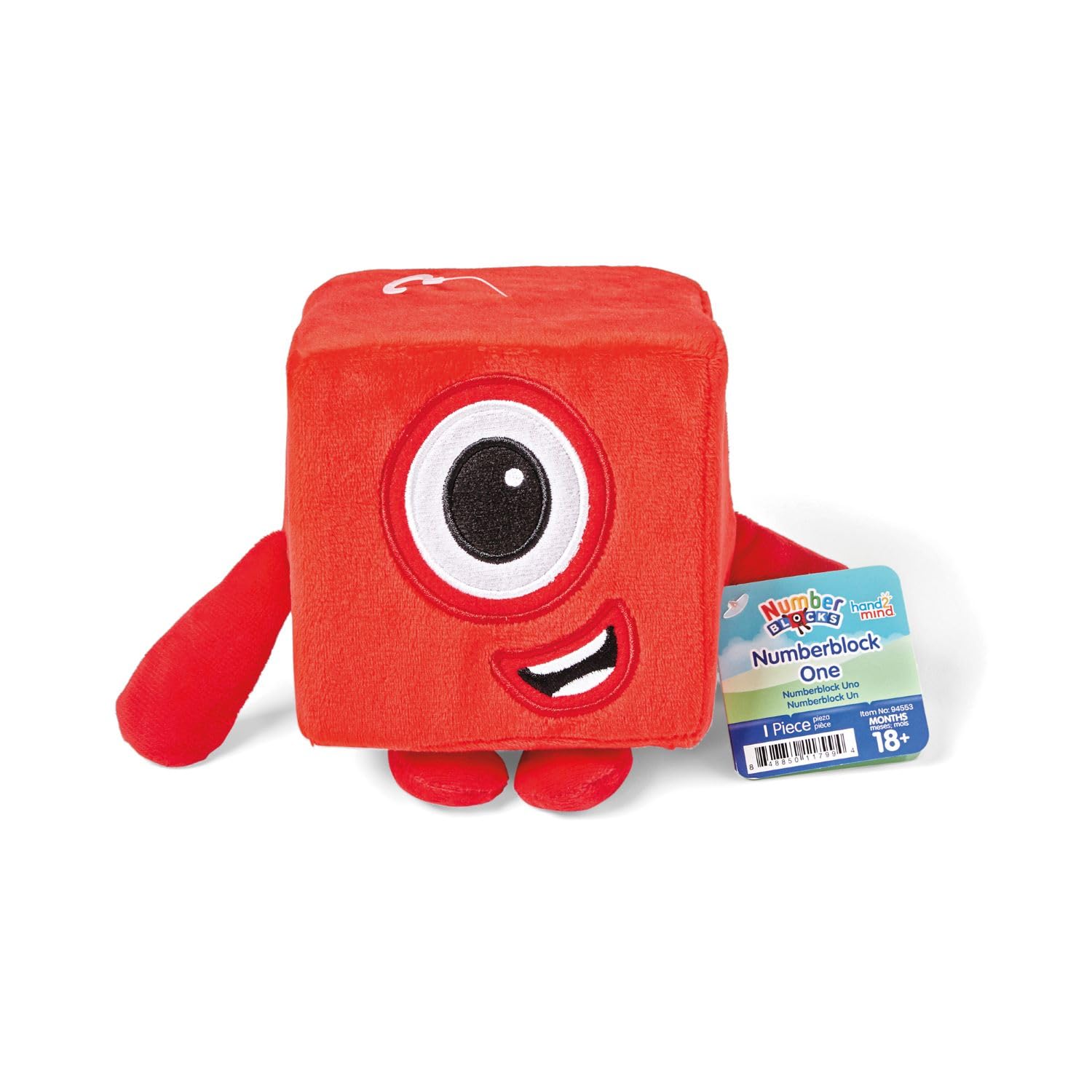 Learning Resources Numberblocks One Plush Toy | Red | Ages 18 Months+ 1