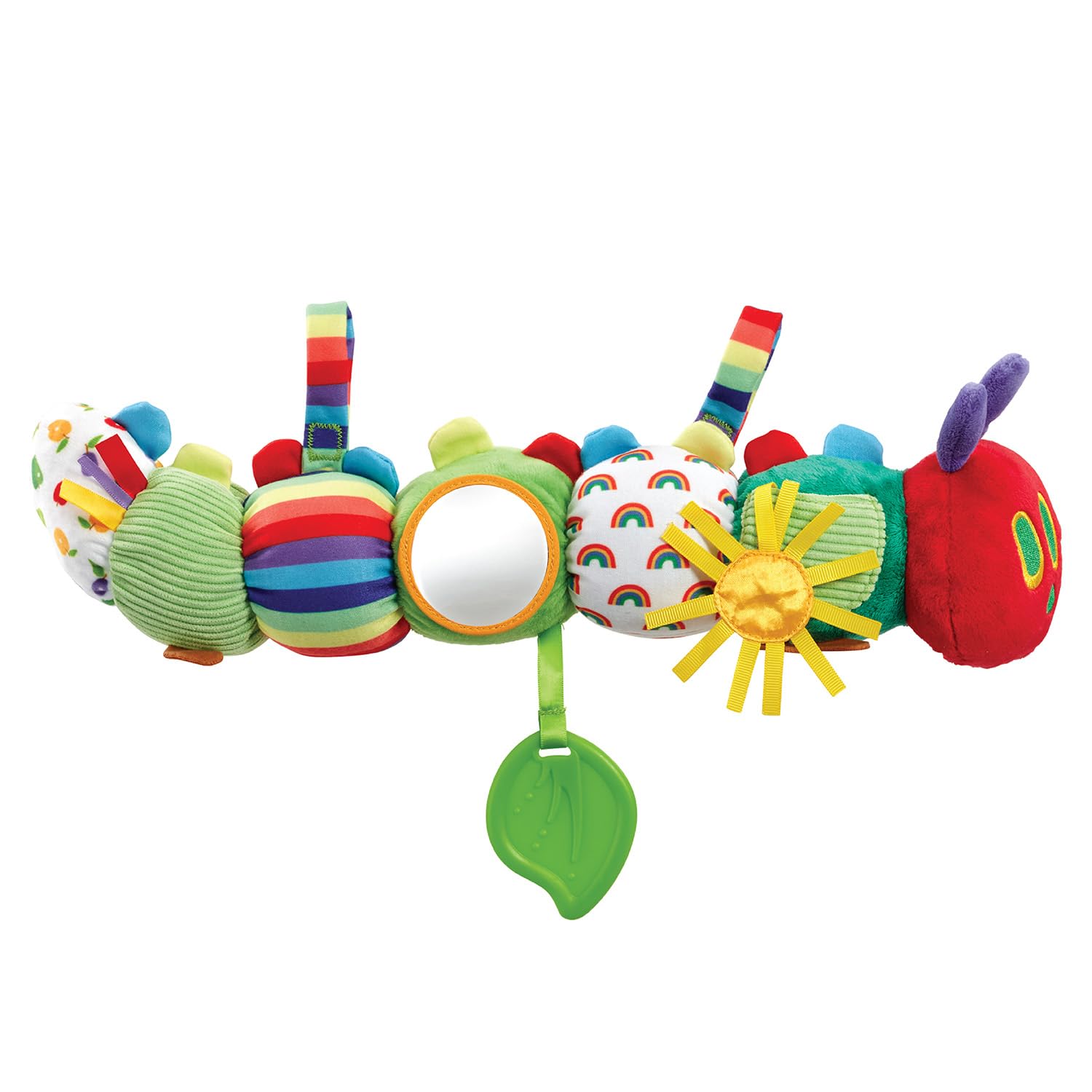Rainbow Designs The Very Hungry Caterpillar Sensory Baby Toy | Soft Activity Ring | Multicolor