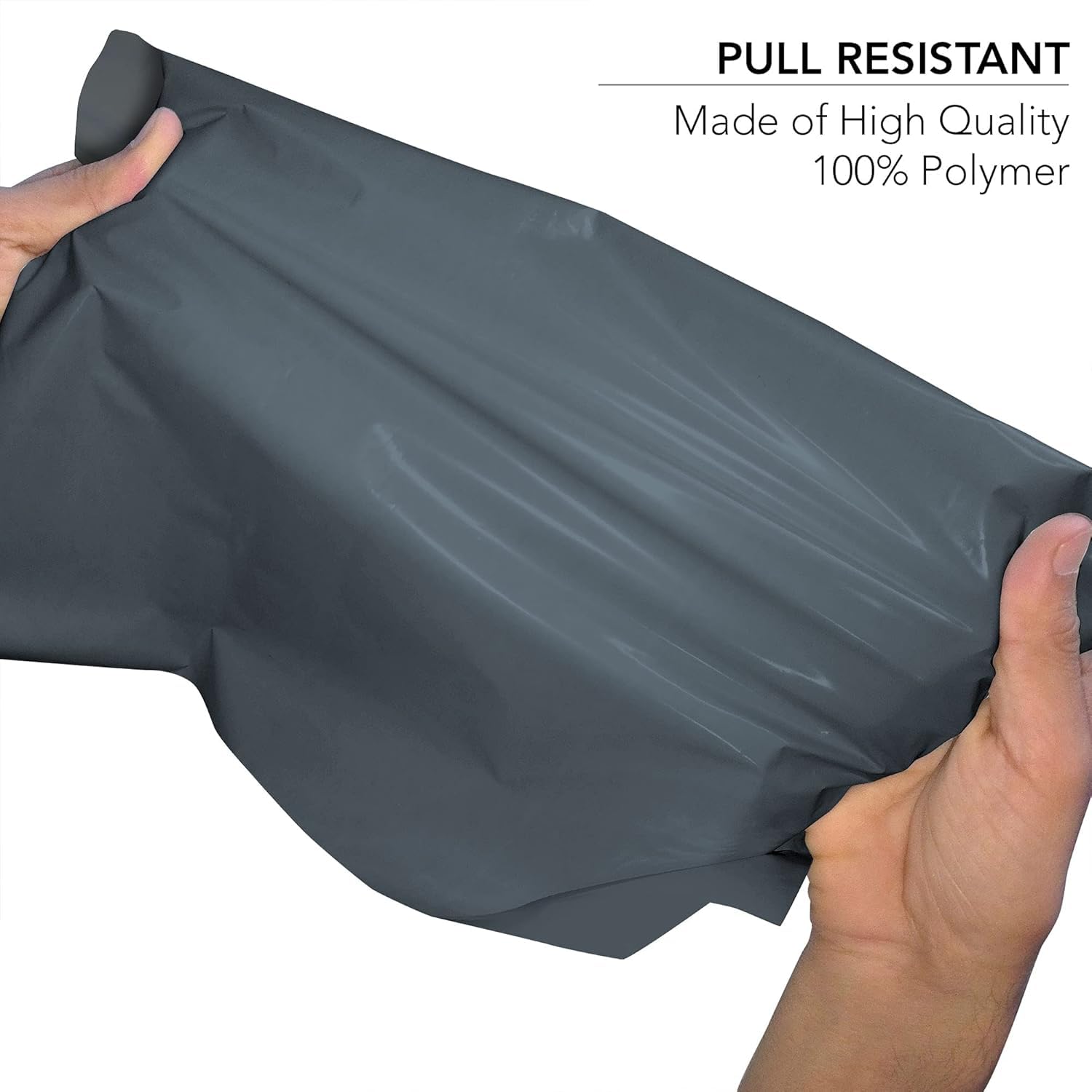 iSOUL Grey Plastic Mailing Bags - 6x9 Inch, 100 Pack | Water Resistant Self-Seal 4