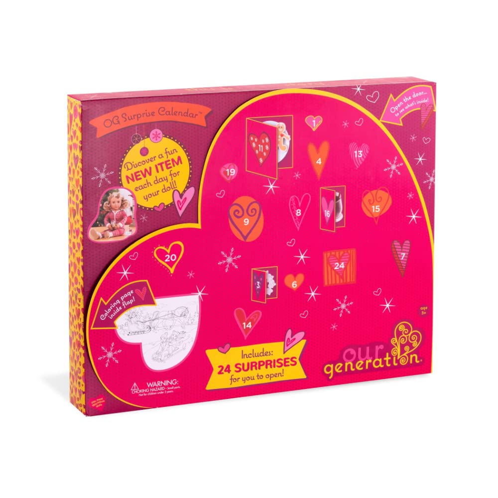 Our Generation Holiday Advent Calendar - 18-Inch Doll Accessory Playset 9