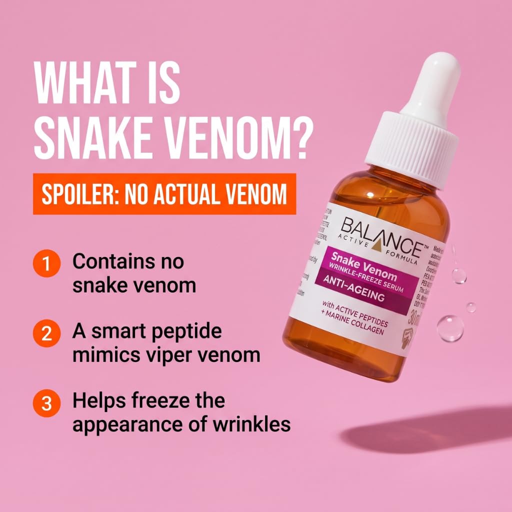 Balance Active Formula Snake Venom Wrinkle Freeze Serum - 30 ml