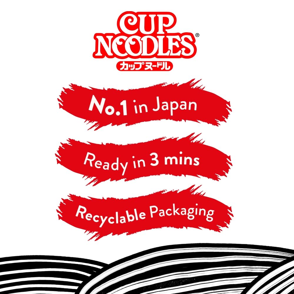 NISSIN Cup Noodles Kaisen Seafood Flavoured Instant Noodles, 75 g Pot (Pack of 8) 6
