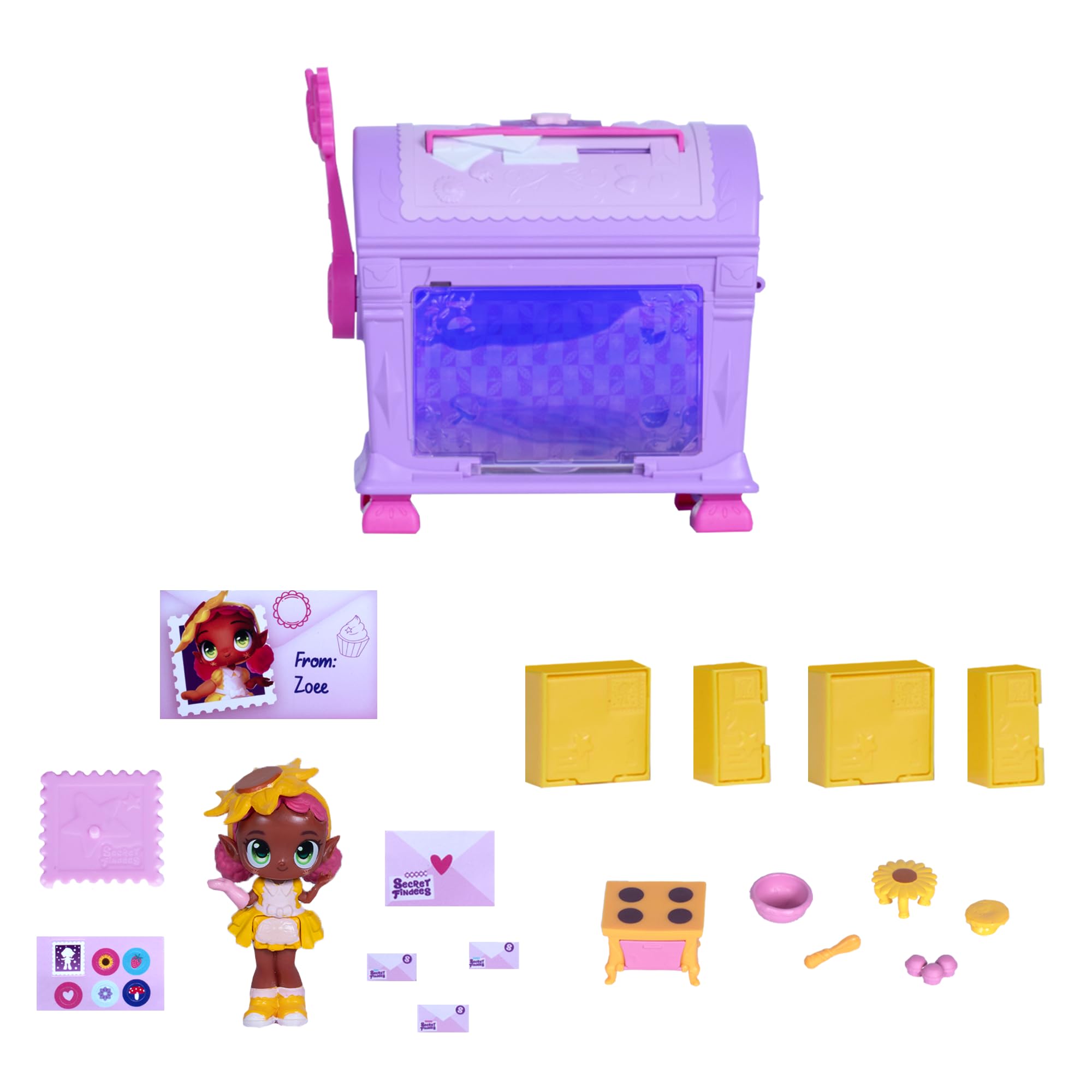 Secret Findees Magic Mailbox - 10+ Surprise Reveals & Mini Playset - Ages 4+ 19