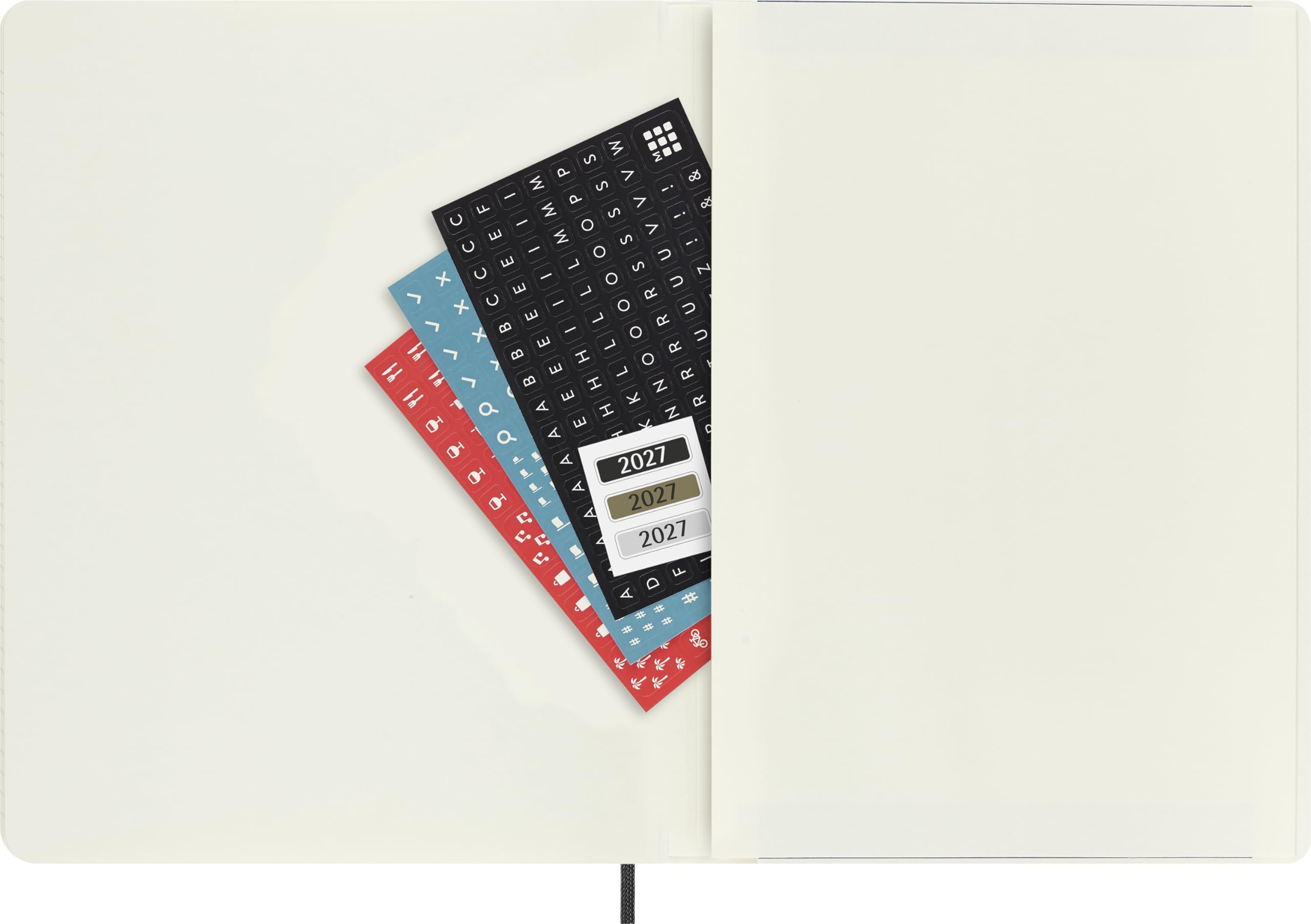 Moleskine Weekly Planner 2026-2027 18-Month Organizer XL Black Flexibound 5