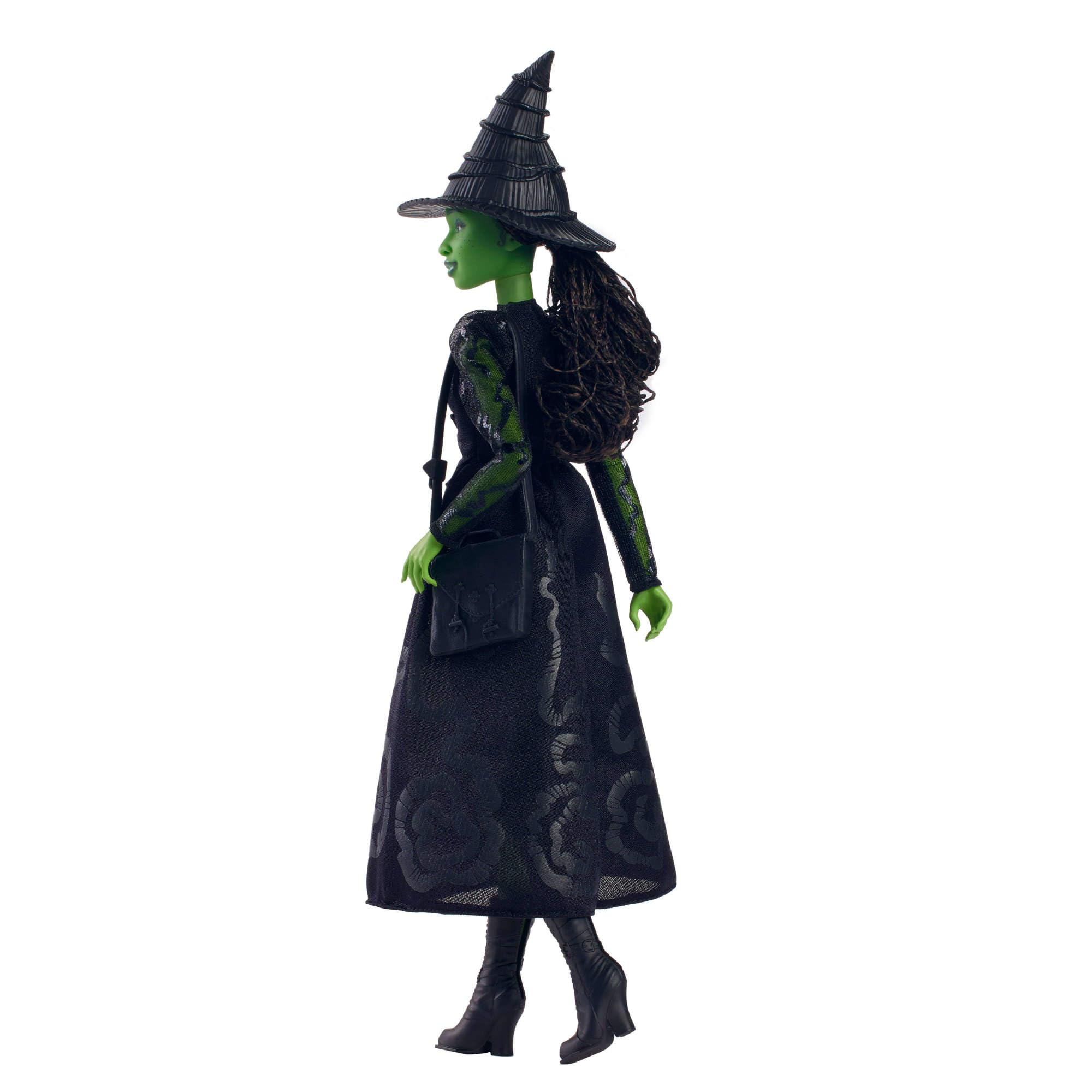 Mattel Elphaba Fashion Doll - 11.4 Inch, Ages 4+, Green Skin, Braided Hair, Removable Outfit 6