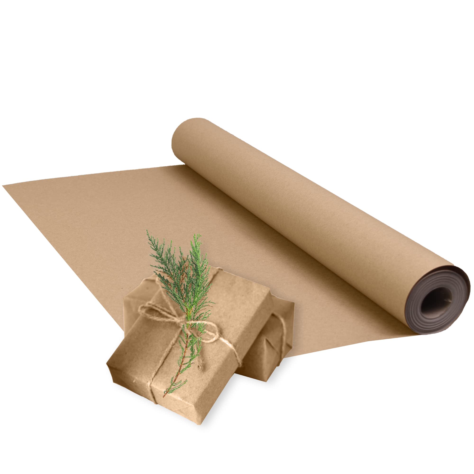 Triplast Brown ECO Kraft Paper Roll - 600mm x 20m | 90 gsm Durable & Recyclable