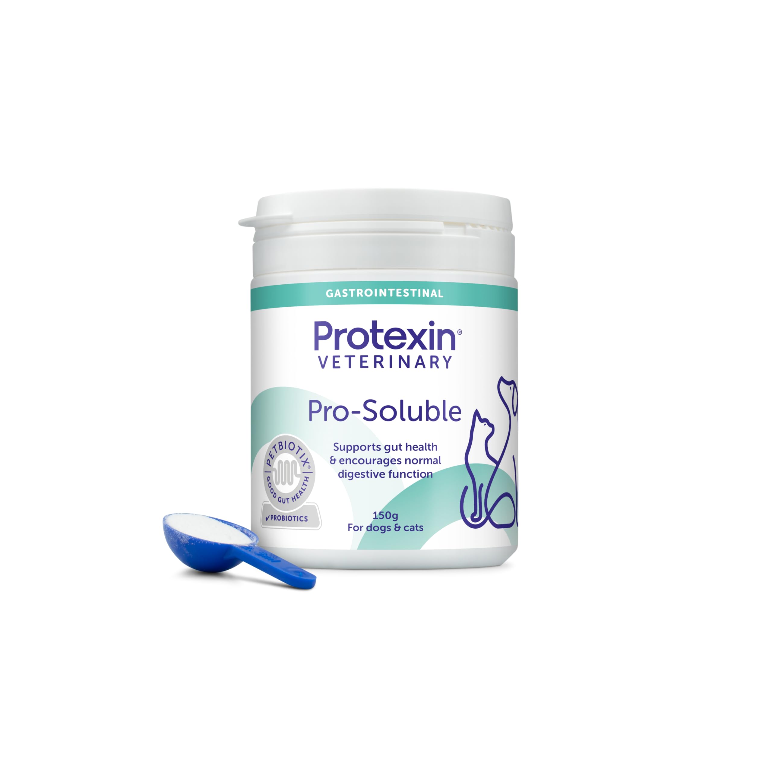 Protexin Veterinary Pro-Soluble Probiotic Powder for Dogs & Cats - 200 g 1