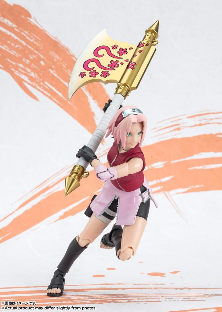 TAMASHII NATIONS - Naruto - Sakura Haruno - NARUTOP99 Edition - Collectible Action Figure for Ages 15+