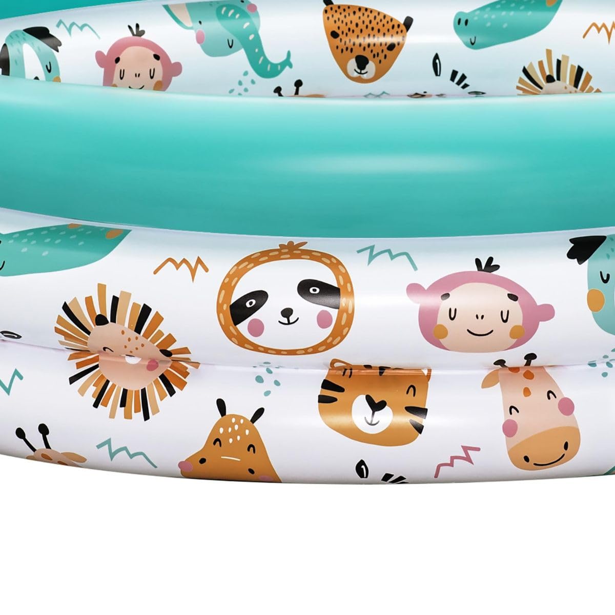 Bestway Safari Pals Kids Paddling Pool - Inflatable Pool for Ages 2+ 3