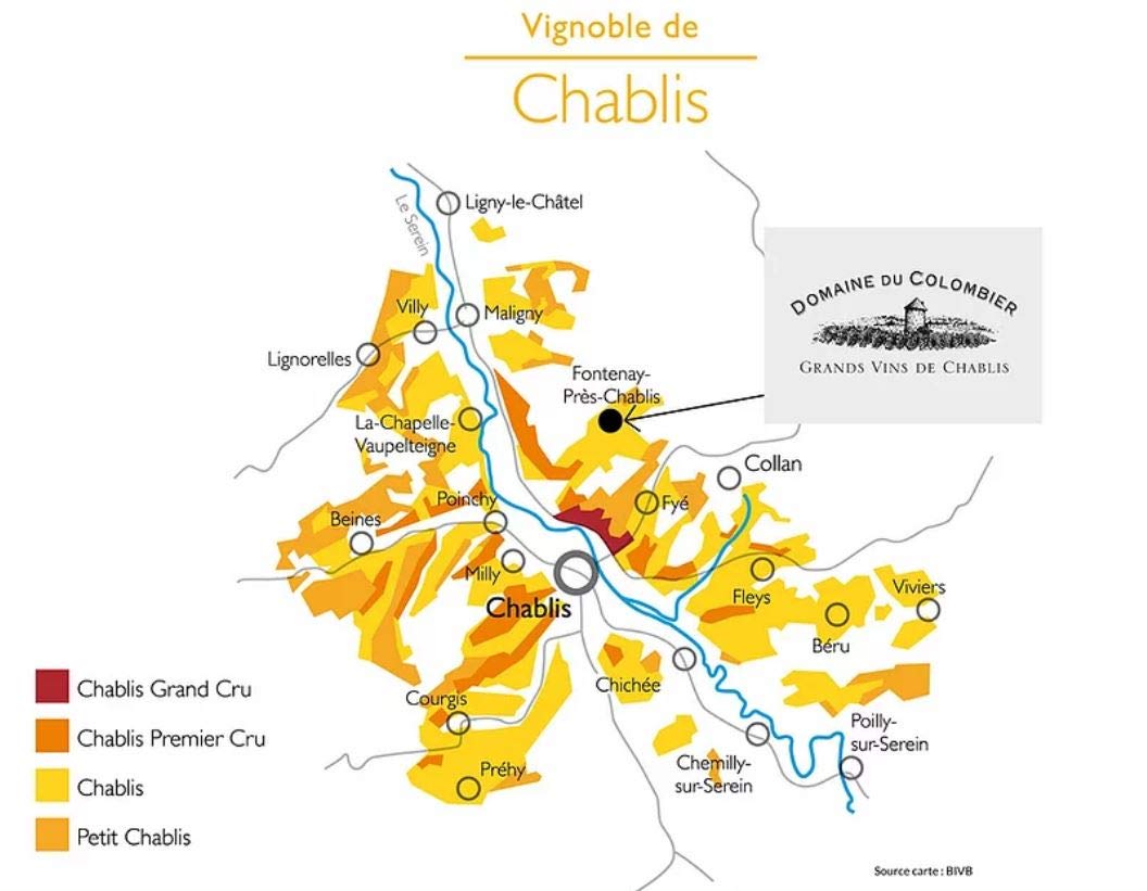 Domaine du Colombier Chablis Chardonnay Burgundy White Wine 75cl 4