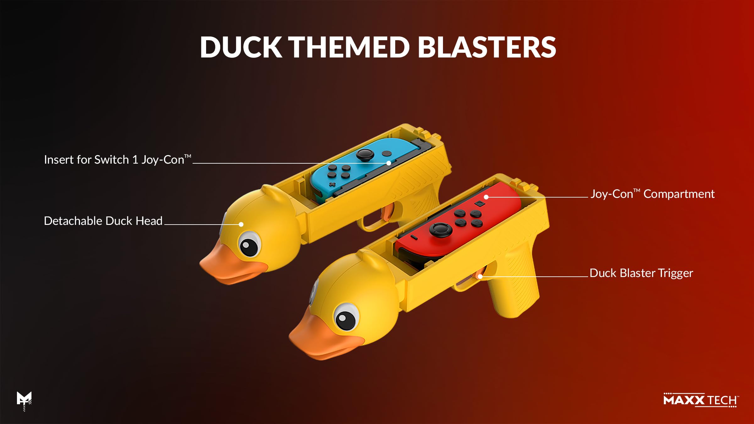 Duck, Quack, Shoot! - Nintendo Switch Blaster Kit with Game Code 3