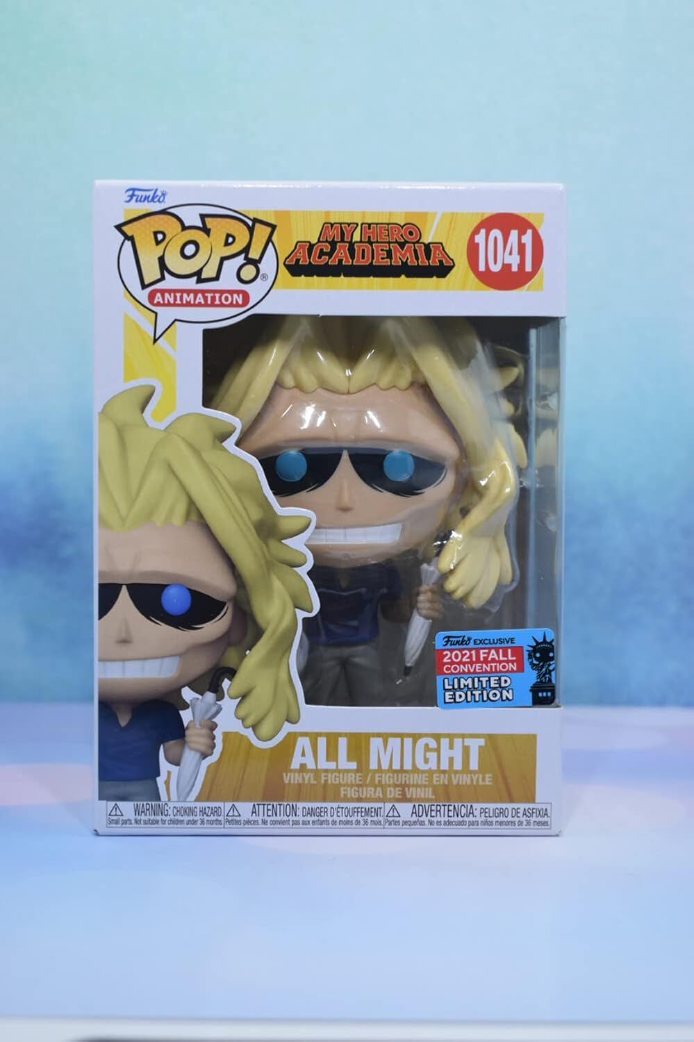 Funko Pop! Animation My Hero Academia - All Might Vinyl Figure with Bag & Umbrella (55517)