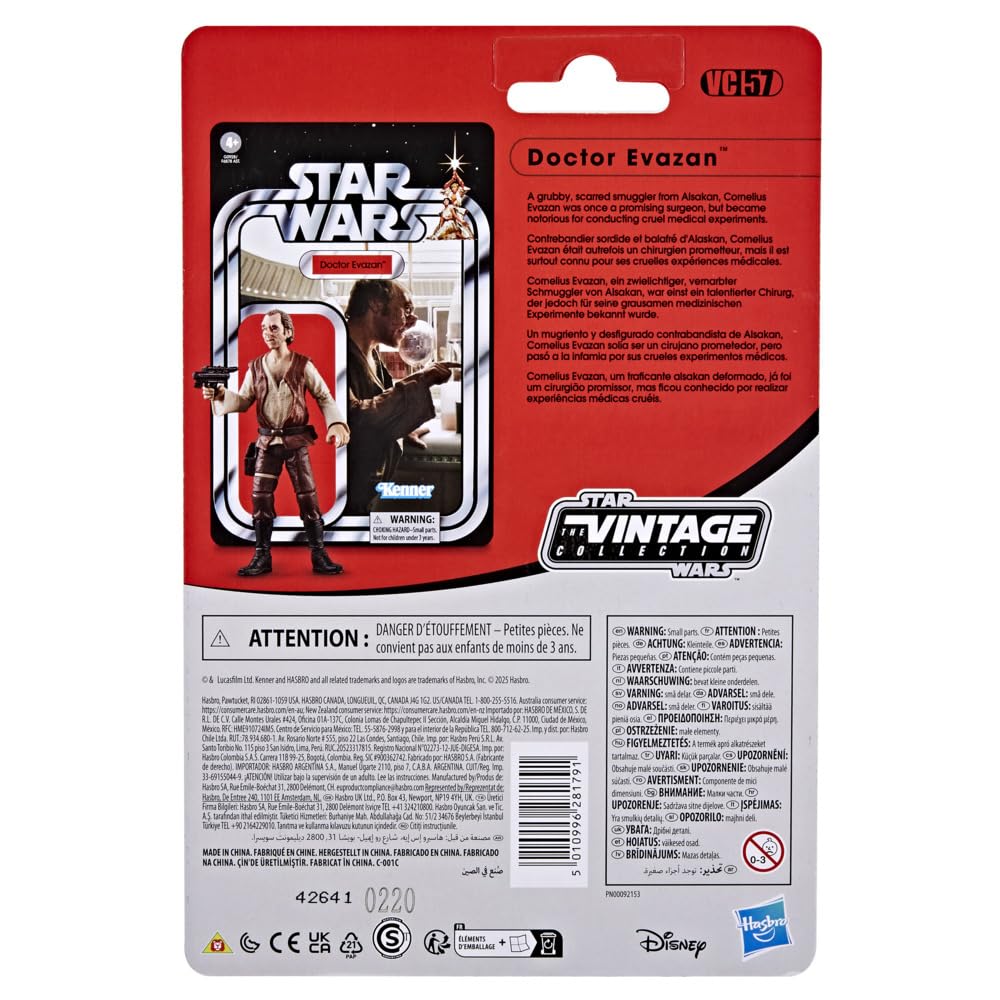 Star Wars The Vintage Collection Doctor Evazan 3.75-Inch Action Figure - A New Hope Collectible 6
