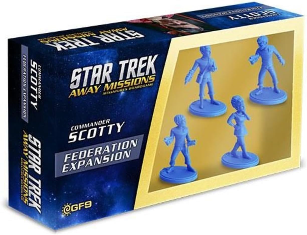 Gale Force Nine Star Trek: Federation Extension - Commander Scotty Away Team 1