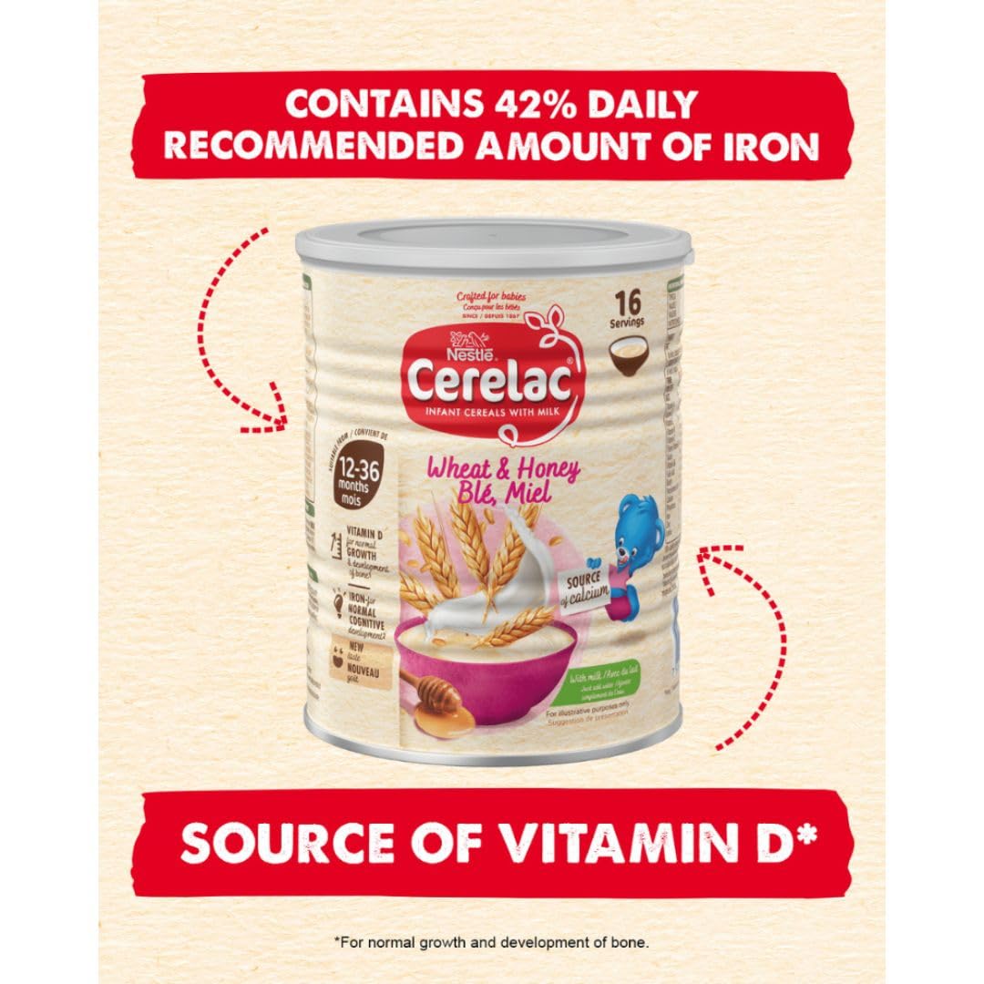 Cerelac Wheat & Honey with Milk Baby Cereal - 400g Pack of 1