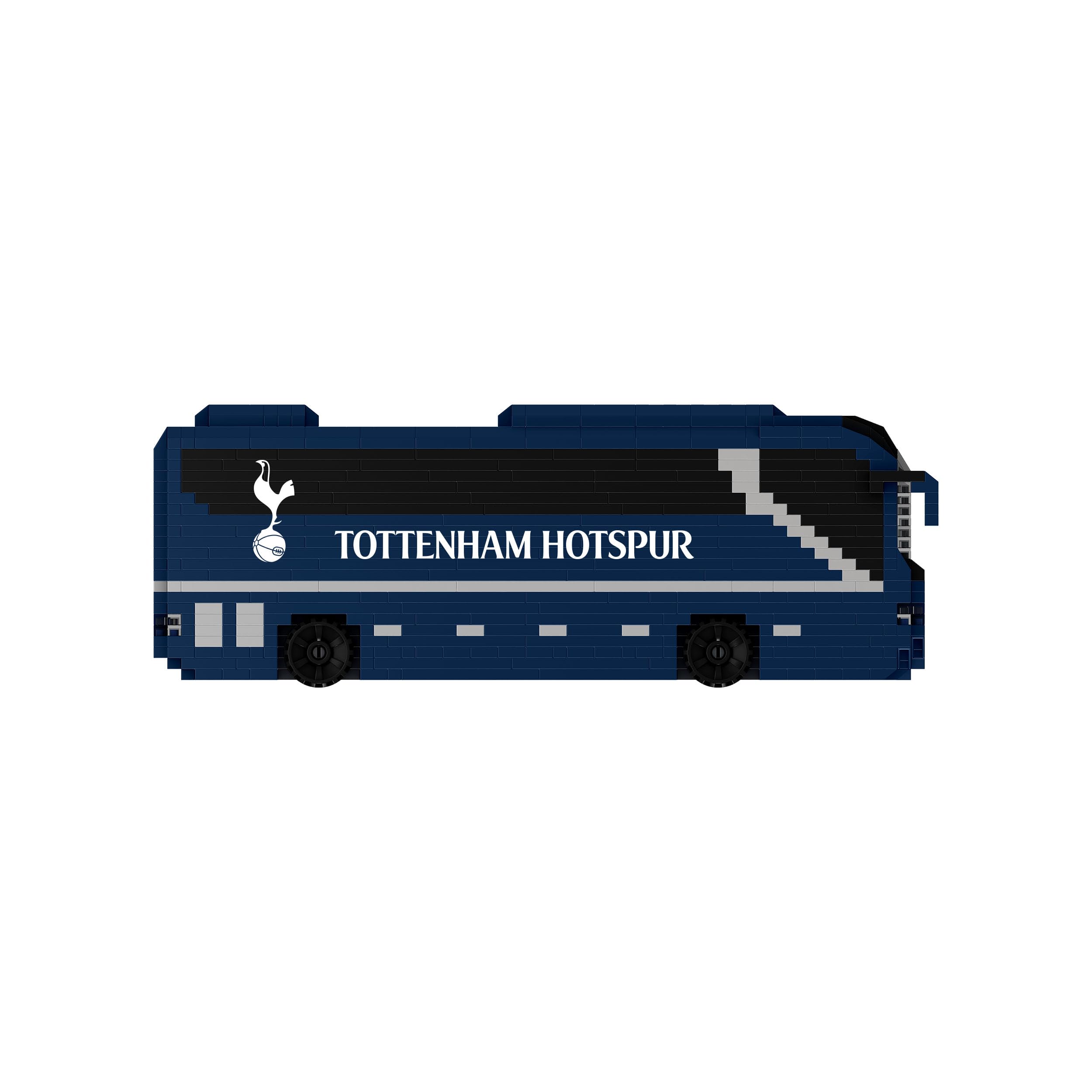 FOCO Tottenham Hotspur FC BRXLZ Bricks 3D Coach Building Set | 1347 Pieces | Ages 12+