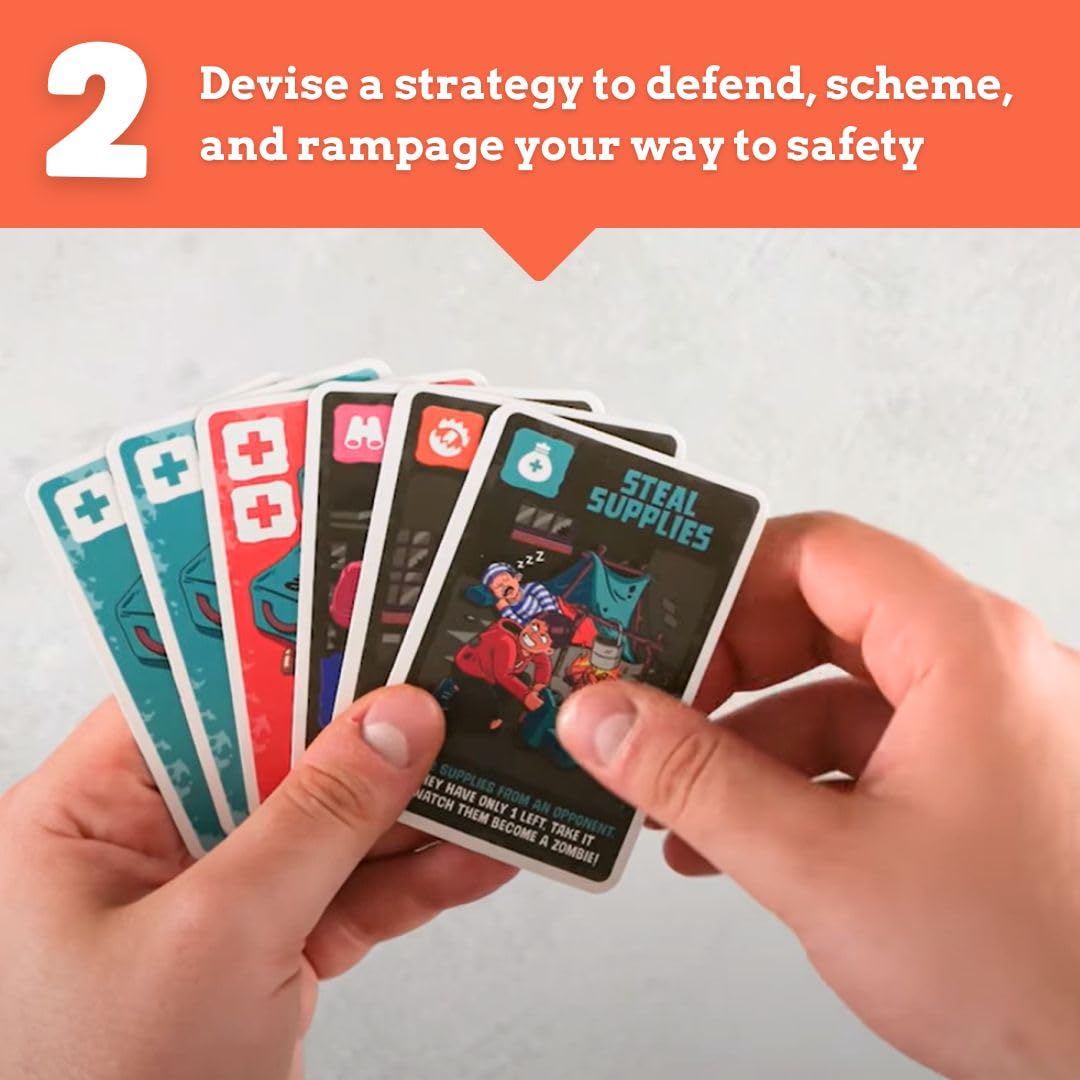 Ridley's Games Selfish: Zombie Edition Game GME028 Strategy Card Game | Multicoloured 4