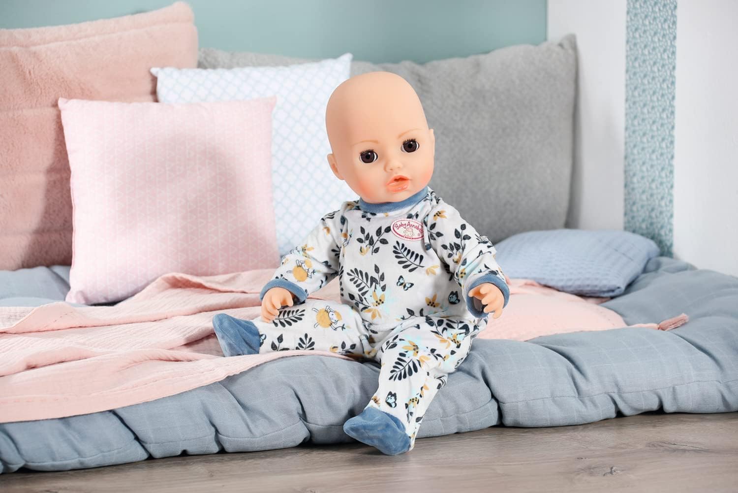 Baby Annabell 706824 Romper Blue - Supersoft Outfit for 43cm Dolls 4
