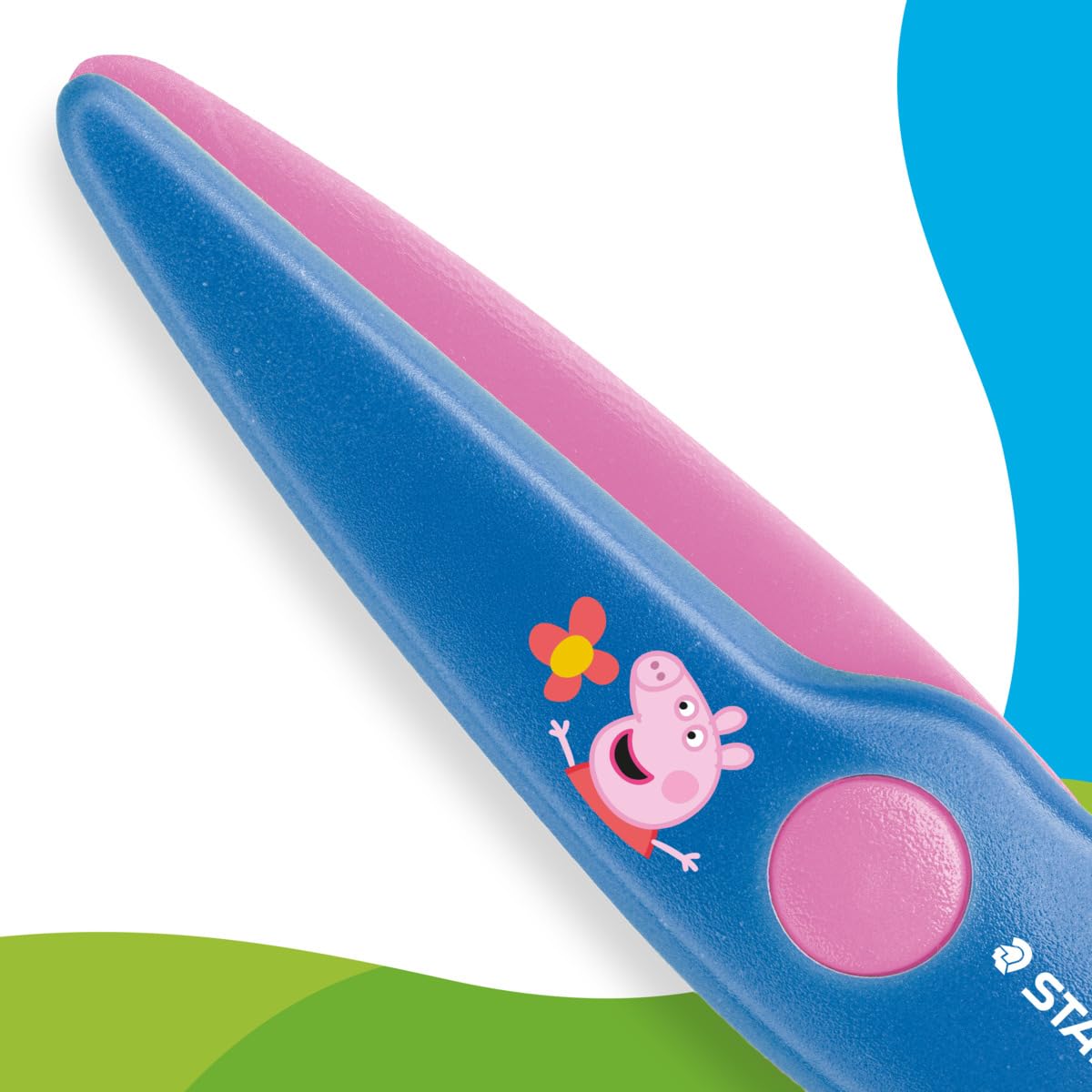 STAEDTLER Peppa Pig Noris Junior Safety Scissors - Rounded Tips, Paper Only Cut | Approx. 10cm 6