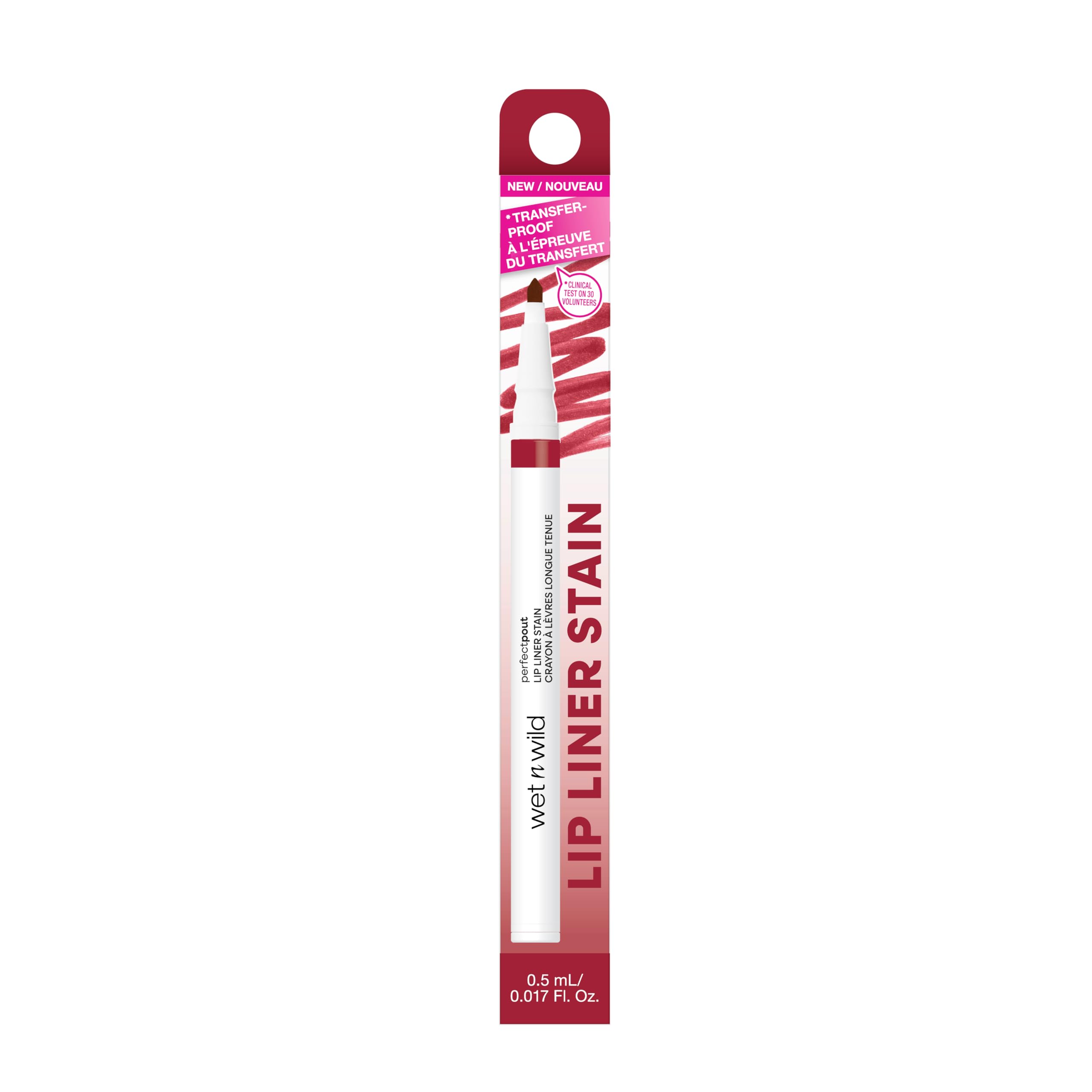 Wet n Wild Perfect Pout Lip Liner Stain - Transfer-Proof Liquid Tint | Cherry Crimes | 0.5 ml 4