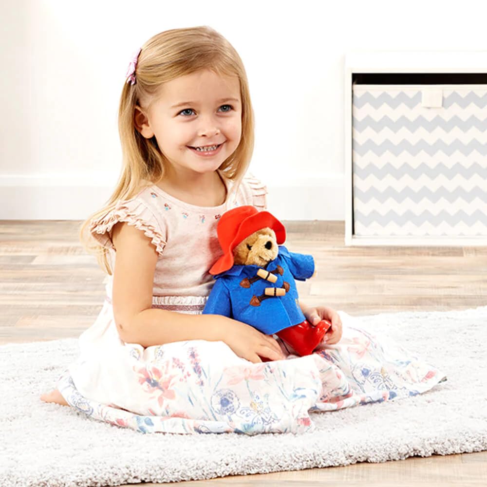 Paddington Bear Plush Toy - Classic Blue Duffle Coat with Boots, 24cm 7