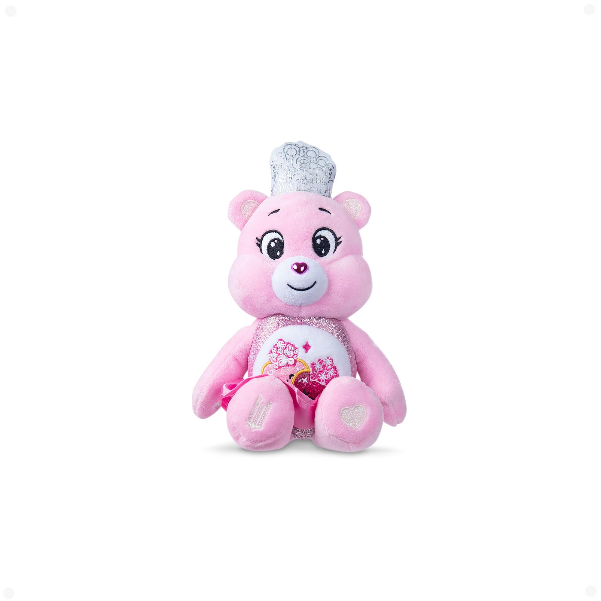 Care Bears x Wicked 22cm Plush – Love-a-Lot Bear as Glinda – Crown Edition 1
