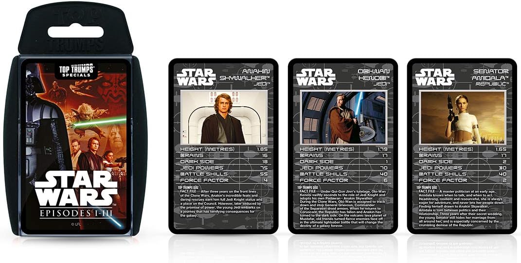 Top Trumps Star Wars Episodes I-III Card Game