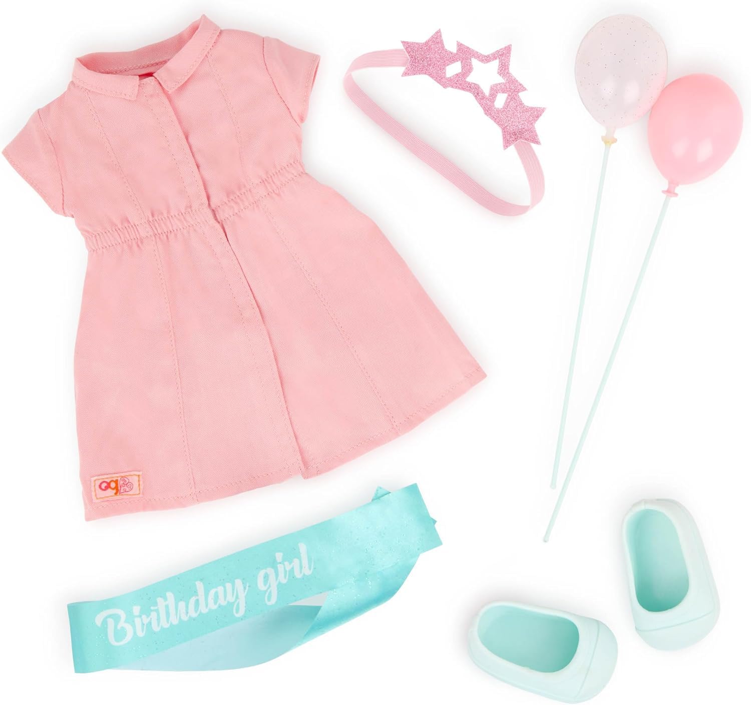 Our Generation Brenna 18-Inch Birthday Doll with Party Dress & Accessories | Movable Limbs 3