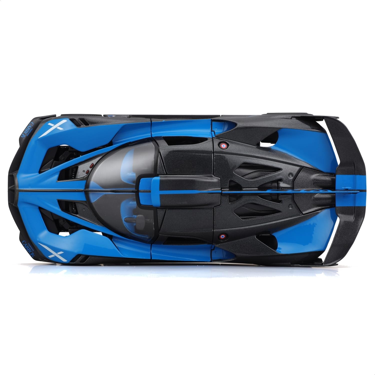 Maisto Bugatti Bolide 1:24 Scale Die-Cast Model Car - Blue | Opening Doors | Working Steering & Suspension 8