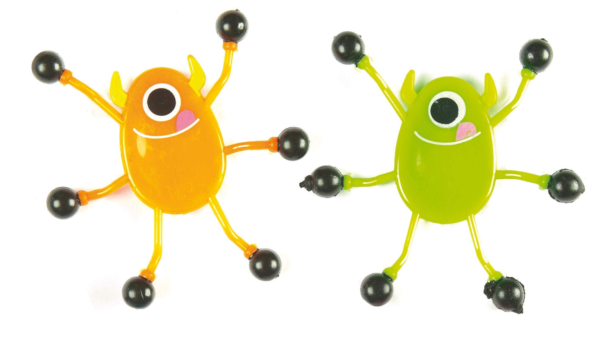 Baker Ross Monster Wall Crawlers - Sticky Feet Novelty Toy | Pack of 6 | Ages 3+ 6