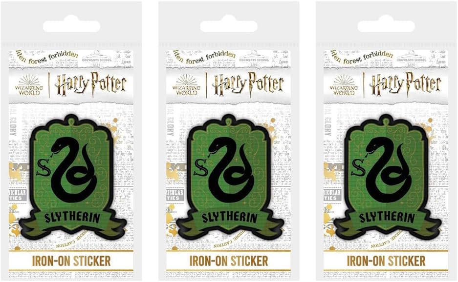 Harry Potter Hogwarts Houses - Slytherin Iron-On Patch (ES00012)