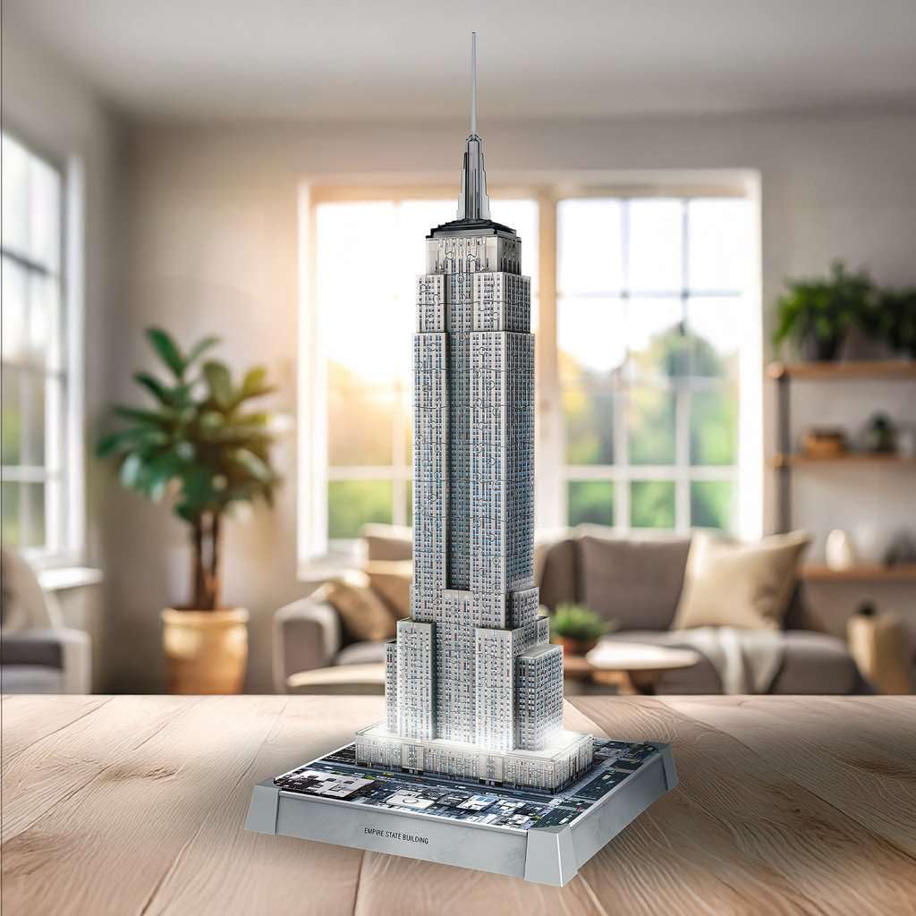 Ravensburger Iconics Empire State Building Light-Up 3D Puzzle - 216 Pieces 17