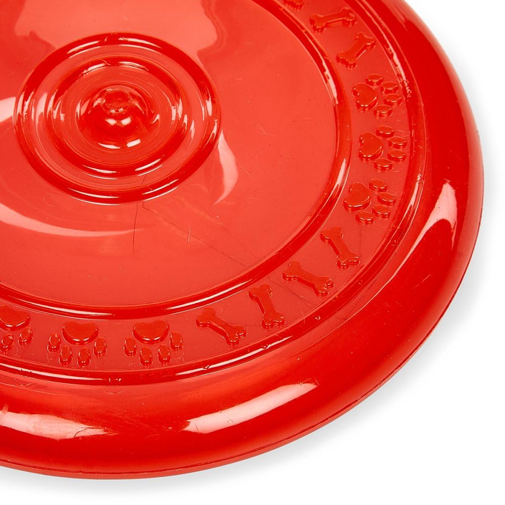 Petface Rubber Frisbee Dog Toy - Durable, Waterproof, Medium Size