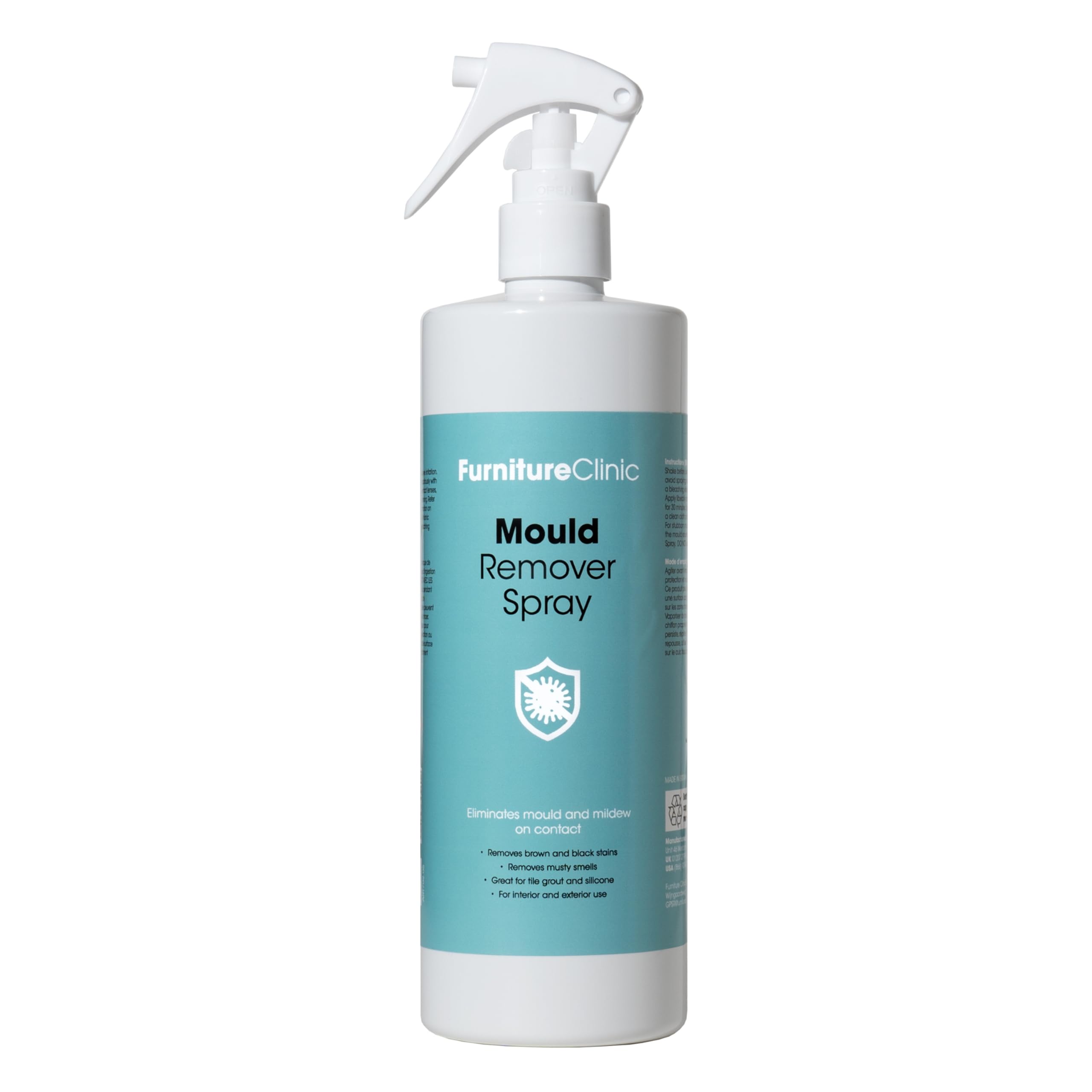 Furniture Clinic Bathroom Mould Remover Spray - Kills Black Mould & Mildew | 500ml Liquid 1