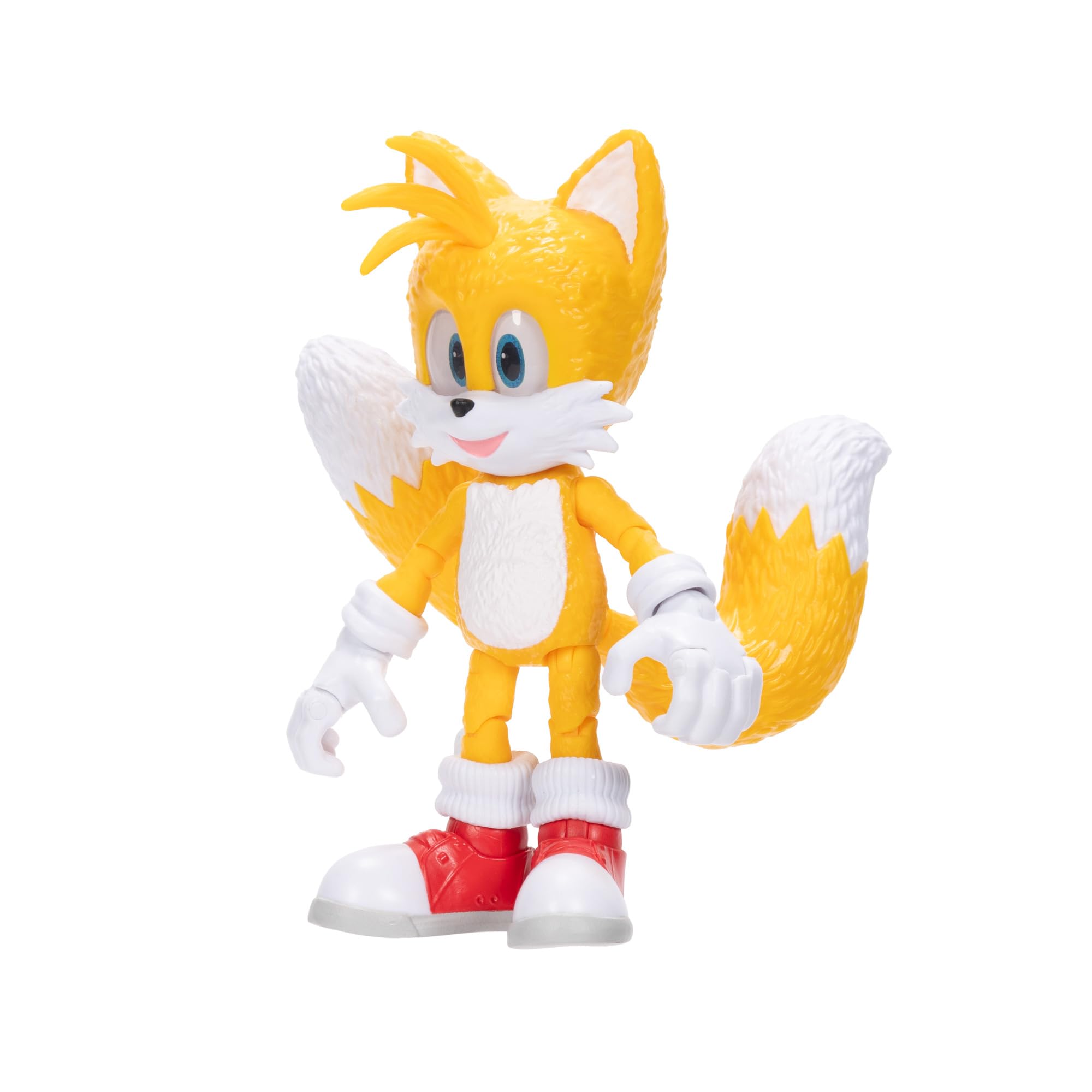 Sonic The Hedgehog Jakks Pacific Sonic 3 Movie Tails Action Figure | Highly Articulated | Ages 3+