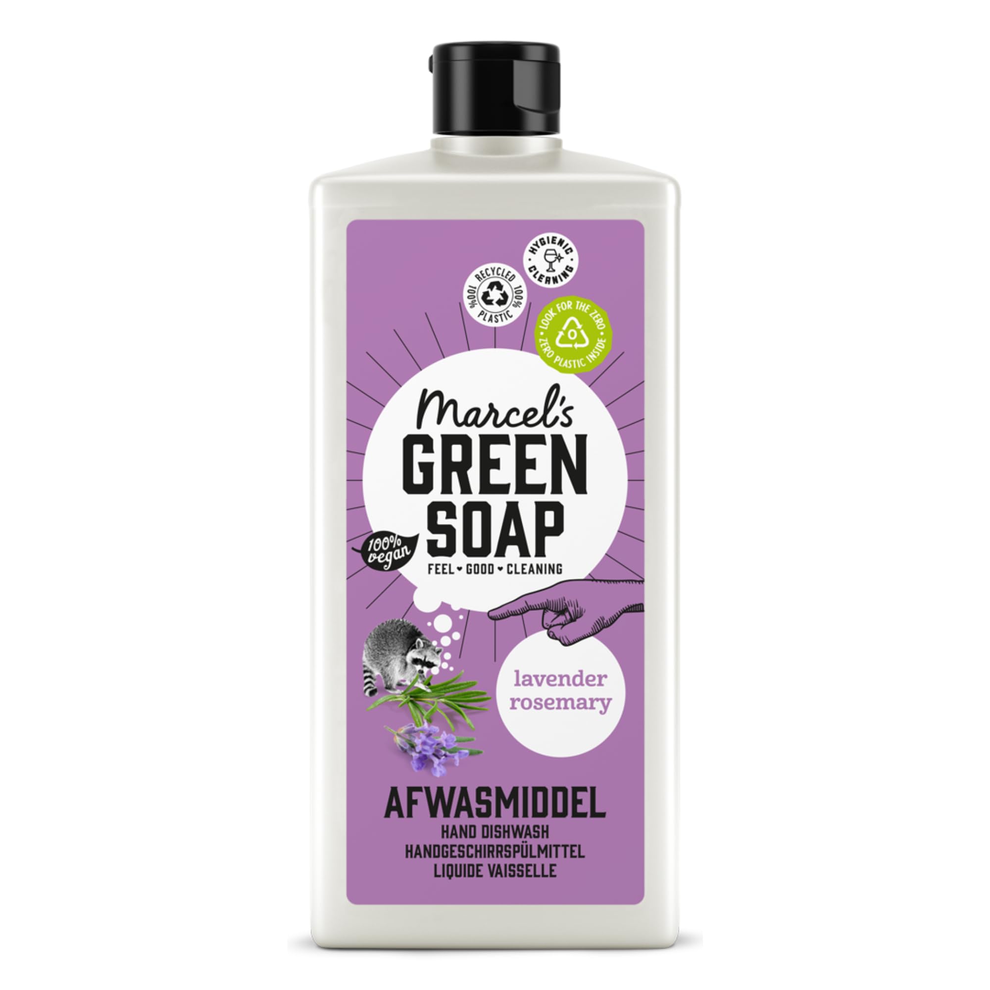 Marcel's Green Soap Washing-Up Liquid - Lavender & Rosemary Scent | 500ml | Biodegradable 1