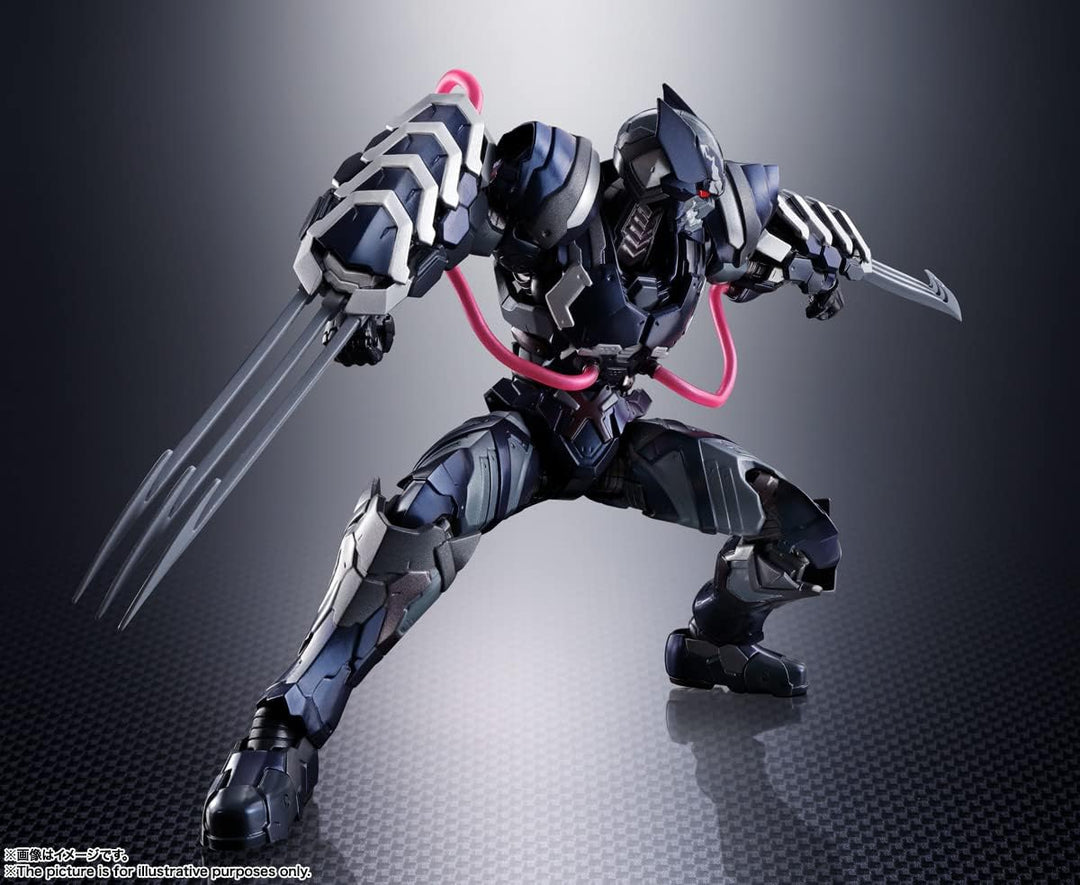 BANDAI S.H. Figuarts Tech-On Avengers - Venom Symbiote Wolverine Action Figure (BDIAV641656)