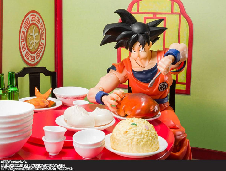 Tamashi Nations - Dragon Ball Z - Son Goku's Harahachibunme Set - S.H.Figuarts Dining Playset for Ages 12+