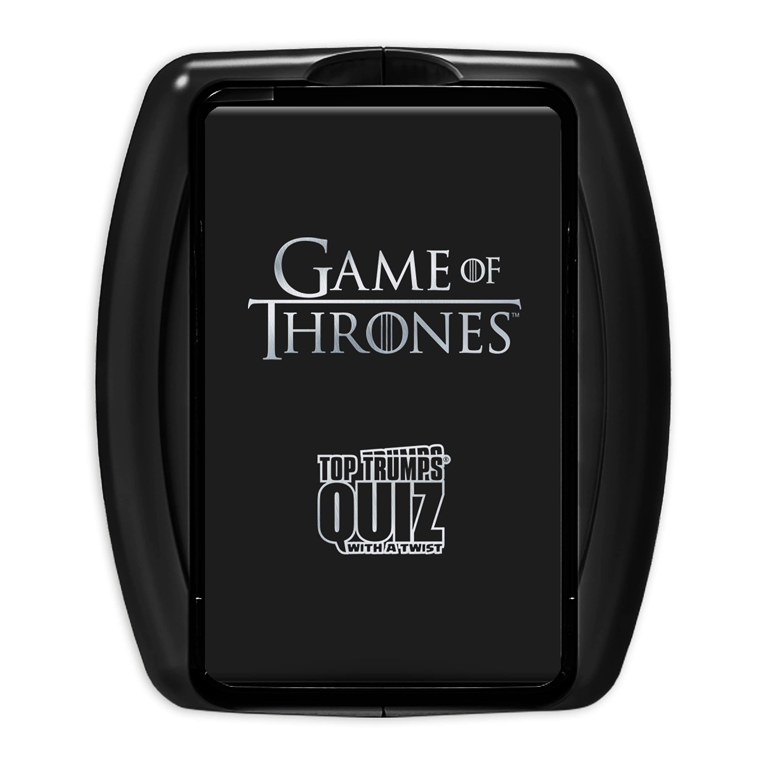 Top Trumps Game of Thrones Quiz Trivia Game, 500 Questions, 2+ Players, Ages 18+