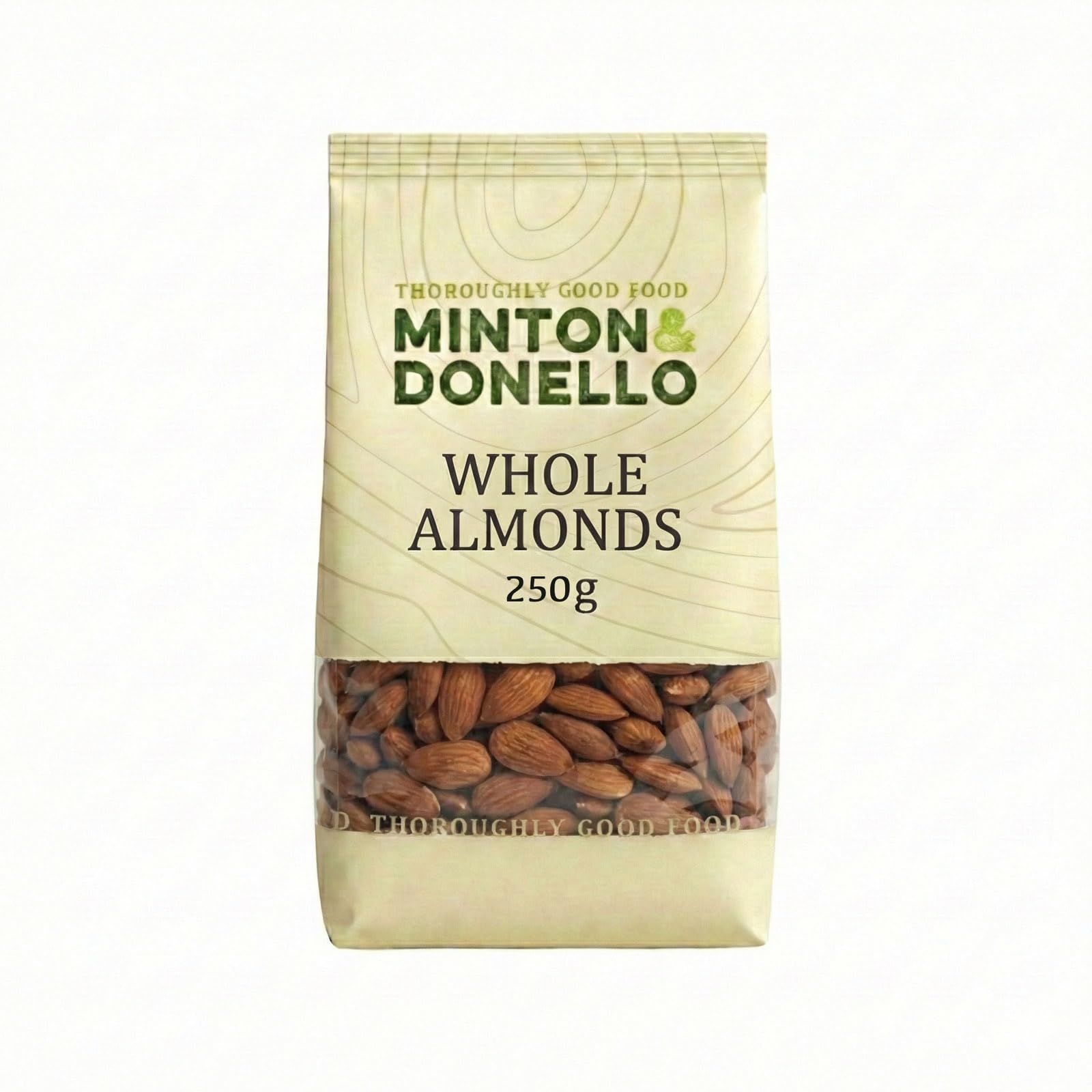 Minton & Donello Whole Almonds - 6 Pack x 250g Natural Nuts | High Protein & Fibre 1