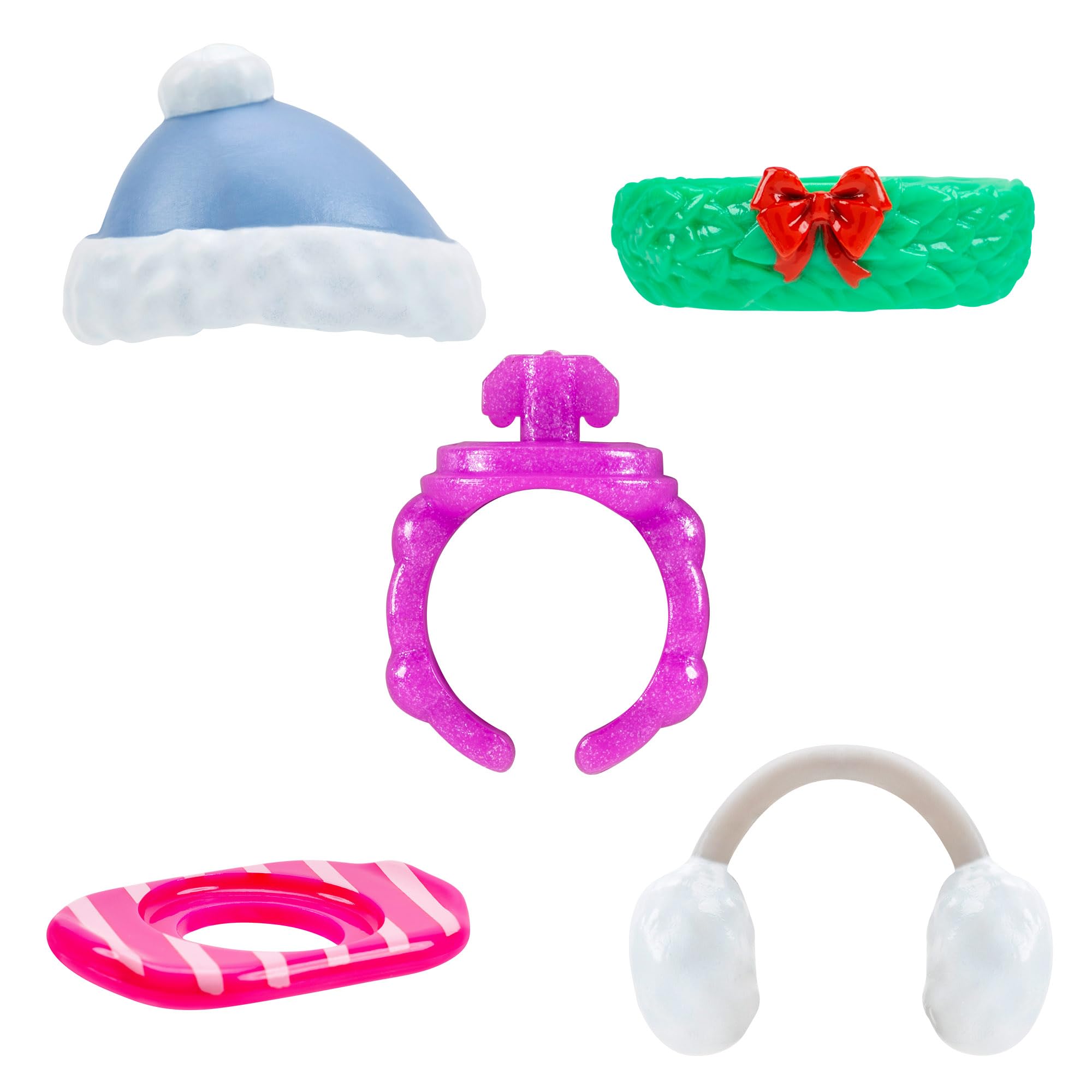 Squish-a-longs Chandra the Holiday Cupcake Clip-a-longs Mini-Squish Carrying Case with 4 Mini Figures 12