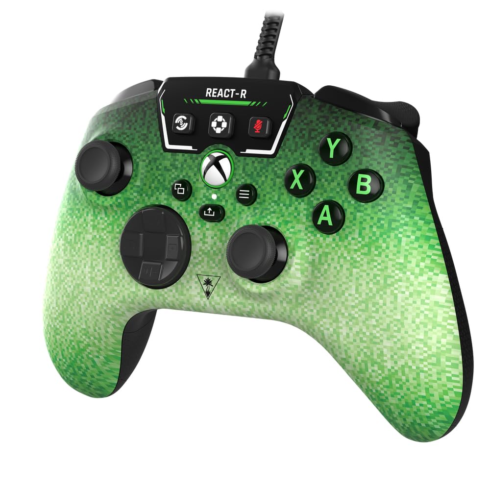 Turtle Beach React-R Pixel Wired Gaming Controller with Audio Controls, Mappable Buttons & Textured Grips for Xbox Series X|S, Xbox One & PC [Officially Licensed for Xbox] 1