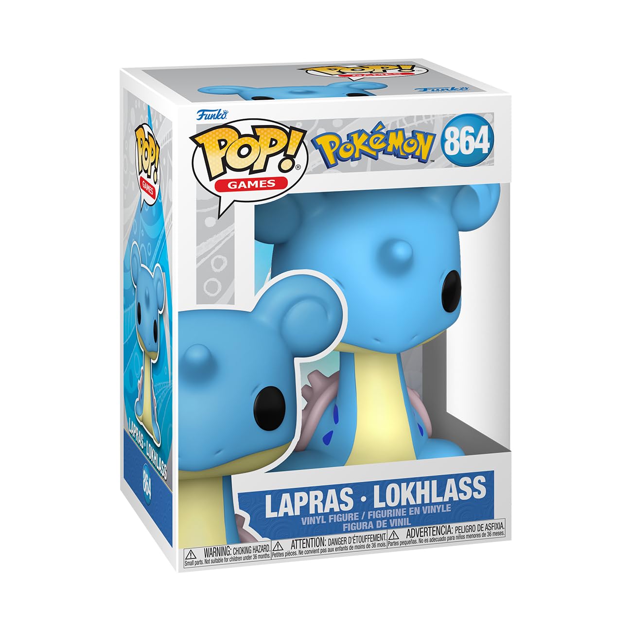 Funko POP! Games: Pokemon - Lapras | Vinyl Figure | 3.75 Inches Tall | Model 74227 1