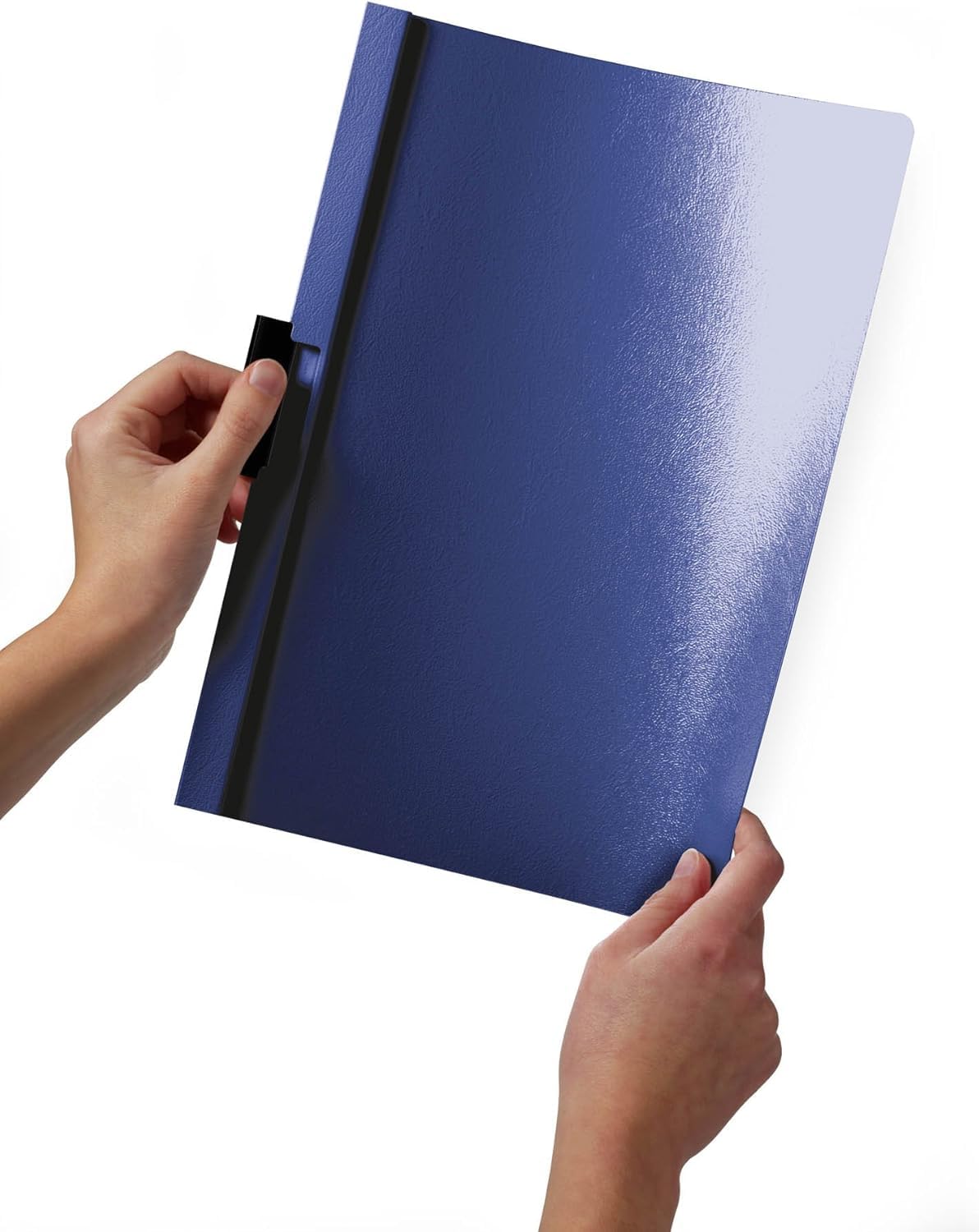 Durable Duraclip 2227-07 Clip File for 1-30 Sheets A4 - Dark Blue (Pack of 5)
