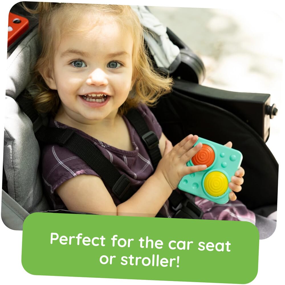 Fat Brain Toys PlayTab Essential Set - Magnetic Sensory Activity Board for Toddlers 12M+ 3