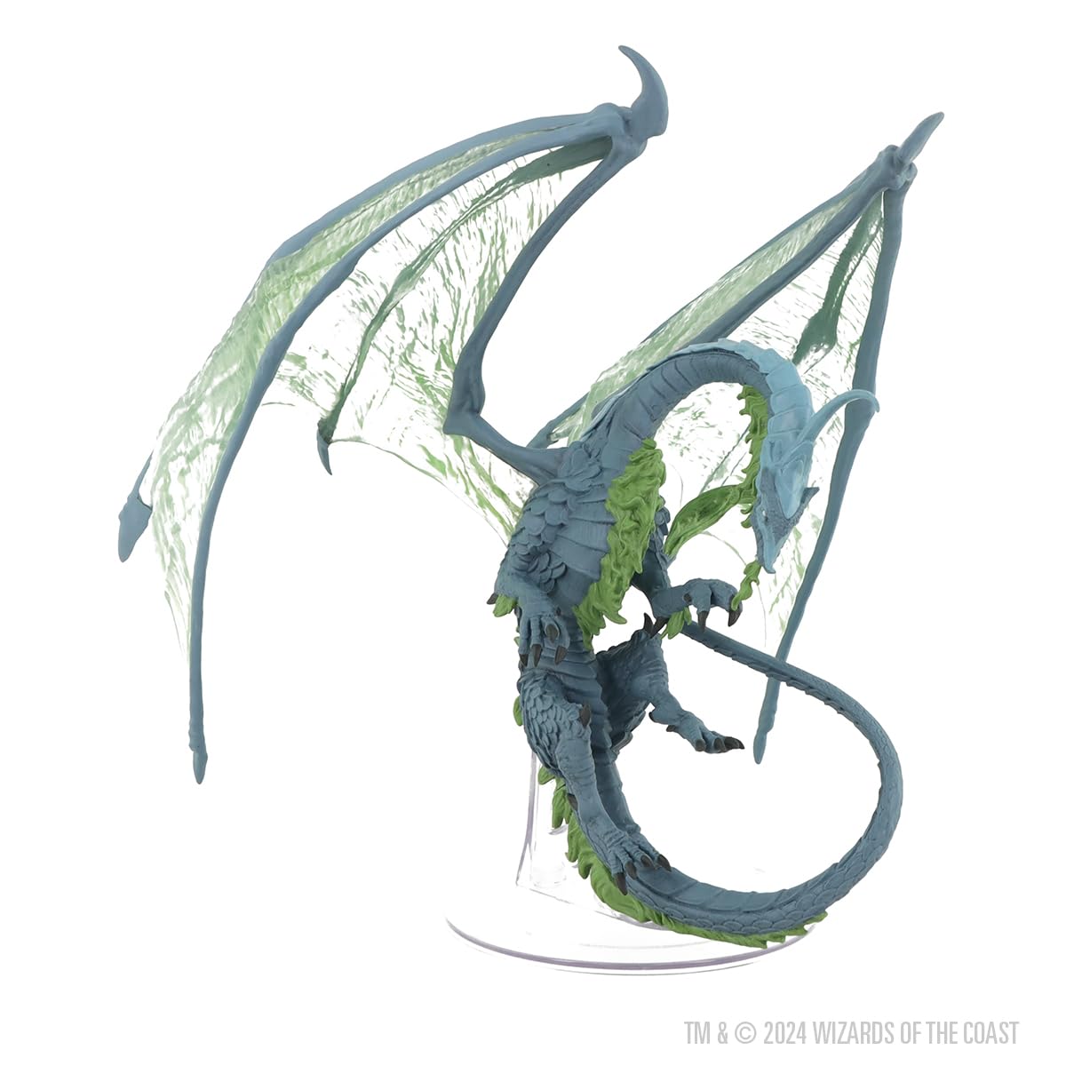 Dungeons & Dragons Icons of the Realms: Adult Moonstone Dragon Miniature by WizKids 2
