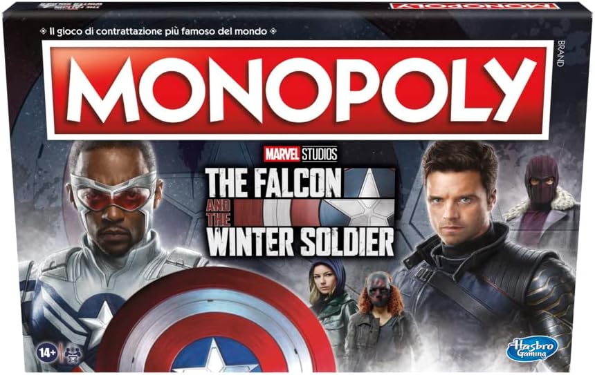 Hasbro Monopoly: Edition Inspired by Marvel Studios The Falcon and the Winter Soldier Board Game (F5851103)