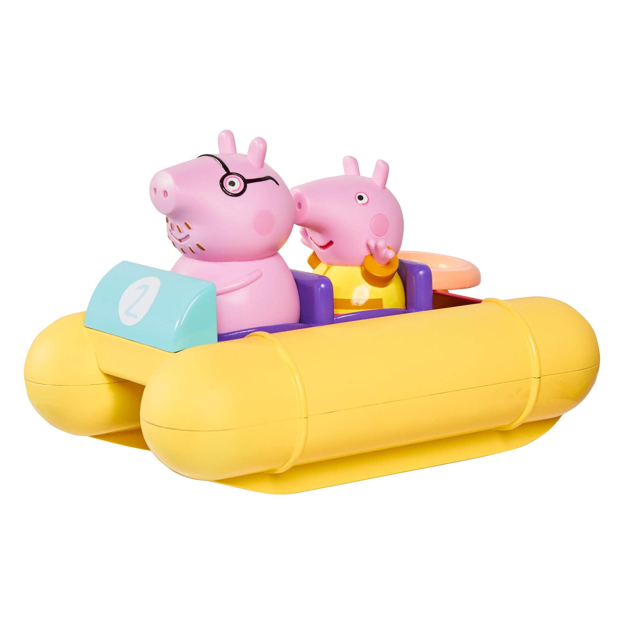 Toomies Peppa Pig Pull and Go Pedalo Bath Toy - Ages 18 Months+ 1